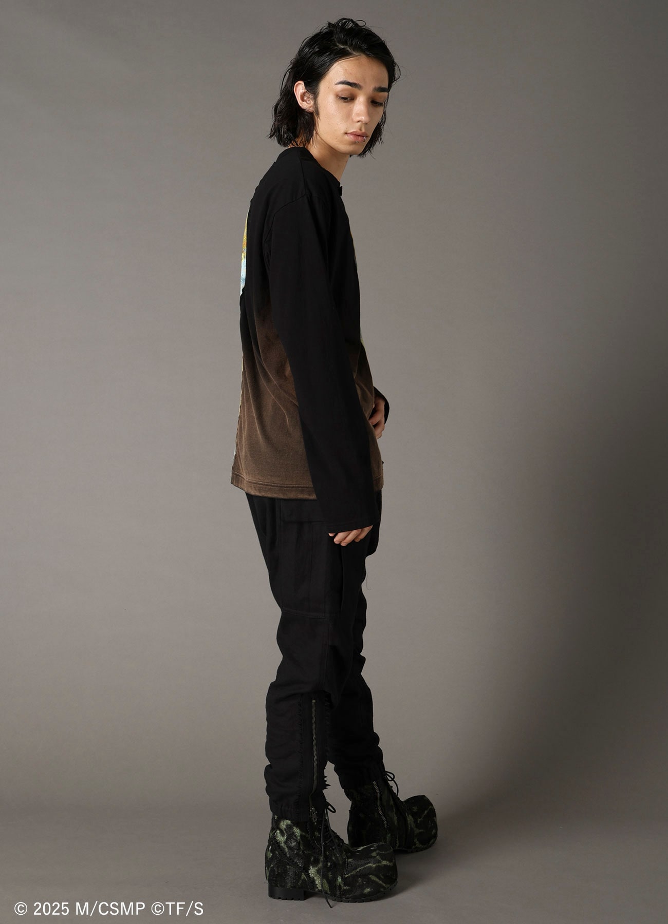 【Pre-Order】Ground Y×CHAINSAW MAN Collaborate Collection FLOWER AND BOMB SWITCHING T-SHIRT