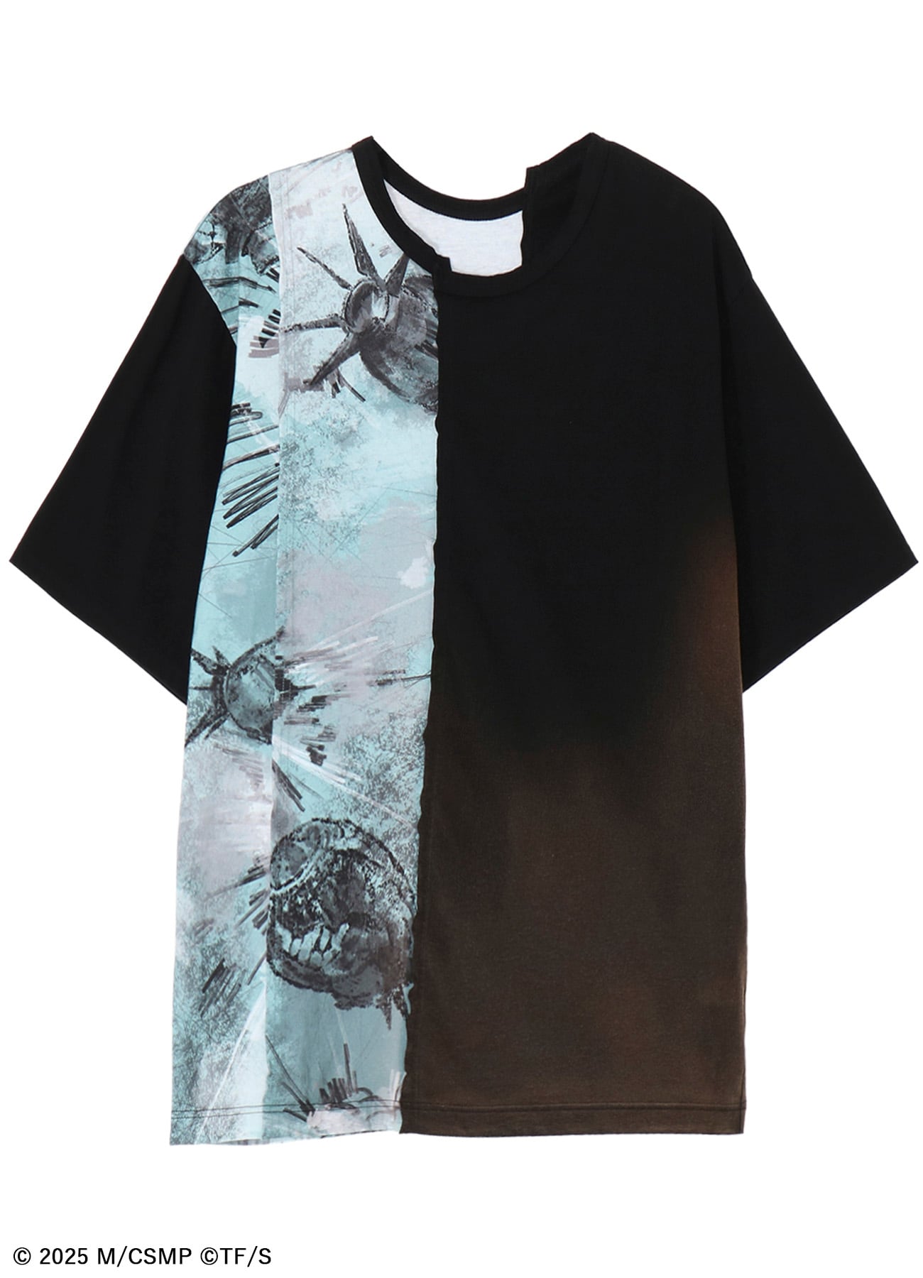 【Pre-Order】Ground Y×CHAINSAW MAN Collaborate Collection BOMB AND REZE SWITCHING T-SHIRT