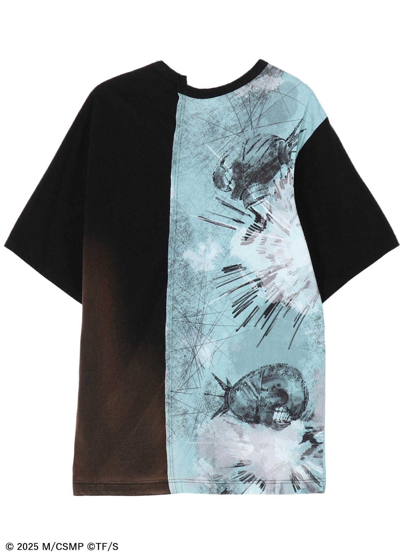 【Pre-Order】Ground Y×CHAINSAW MAN Collaborate Collection BOMB AND REZE SWITCHING T-SHIRT