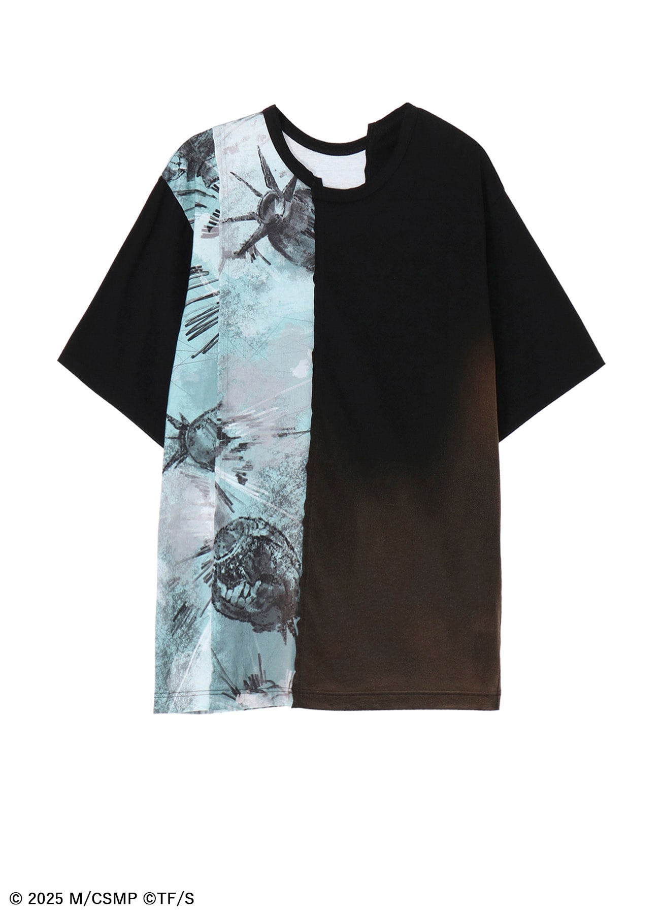 【Pre-Order】Ground Y×CHAINSAW MAN Collaborate Collection BOMB AND REZE SWICHING T-SHIRT