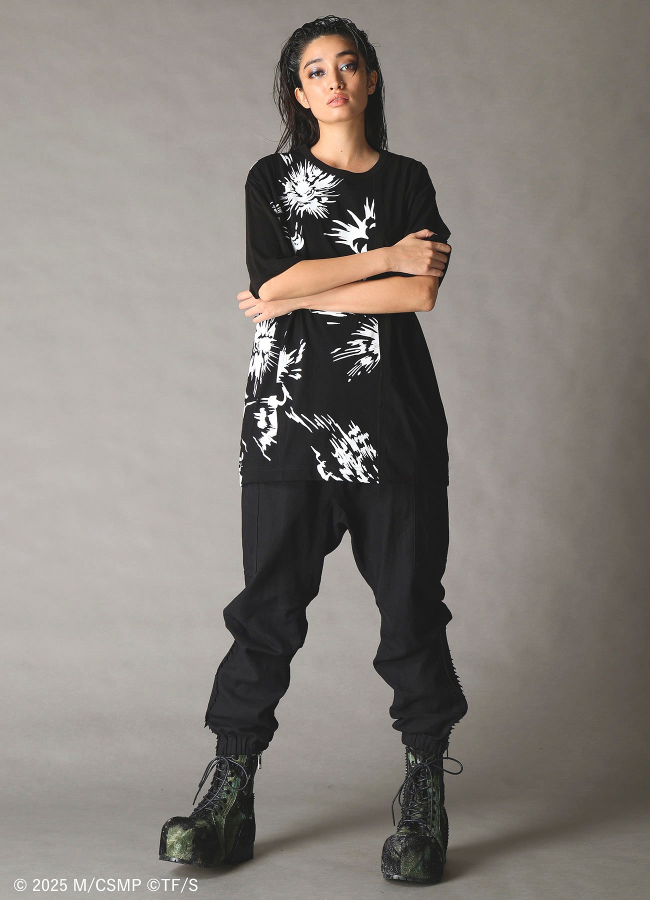 【Pre-Order】Ground Y×CHAINSAW MAN Collaborate Collection EXPLOSION GRAPHIC T-SHIRT