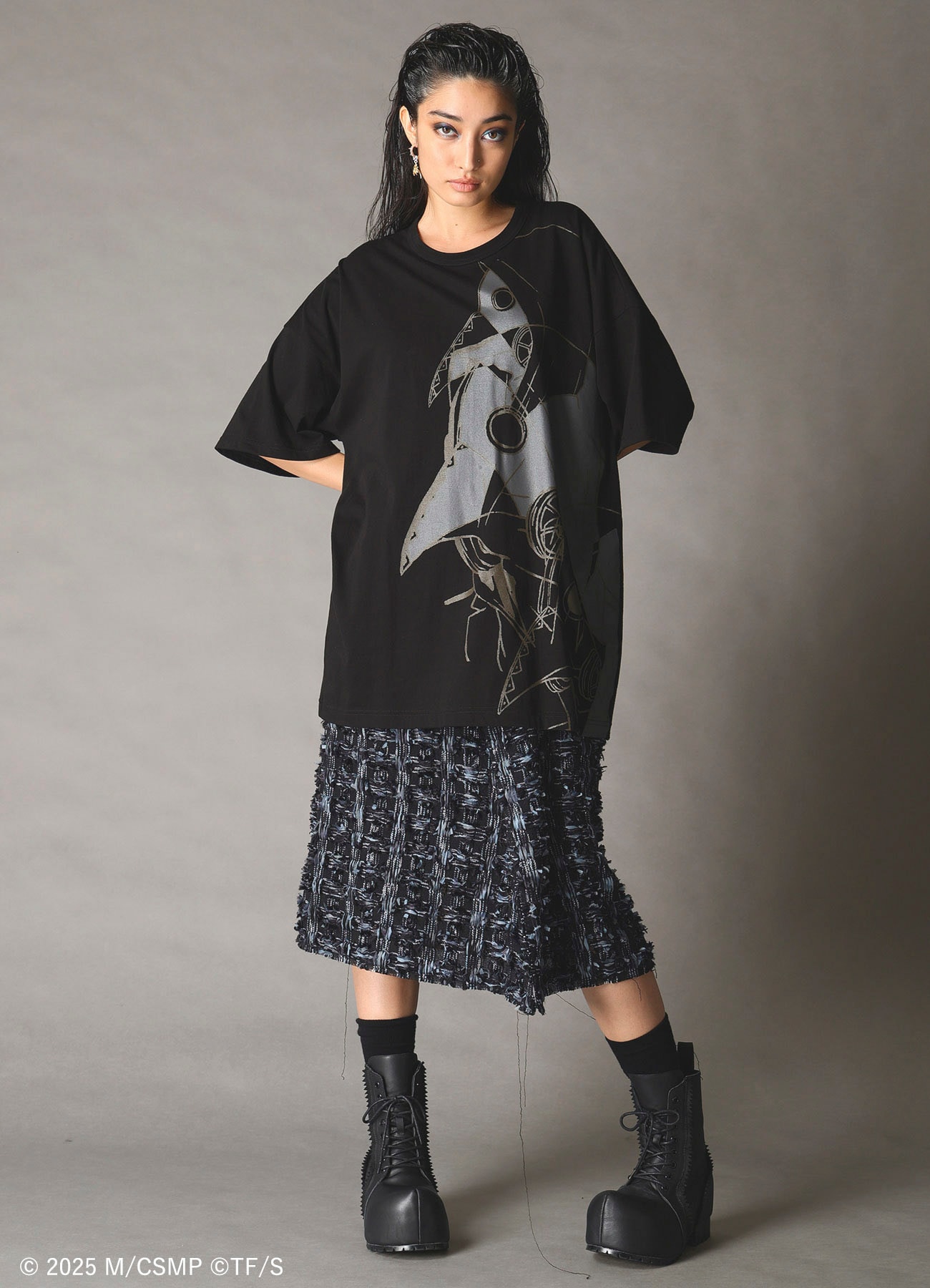 【Pre-Order】Ground Y×CHAINSAW MAN Collaborate Collection VIOLENCE FIEND T-SHIRT