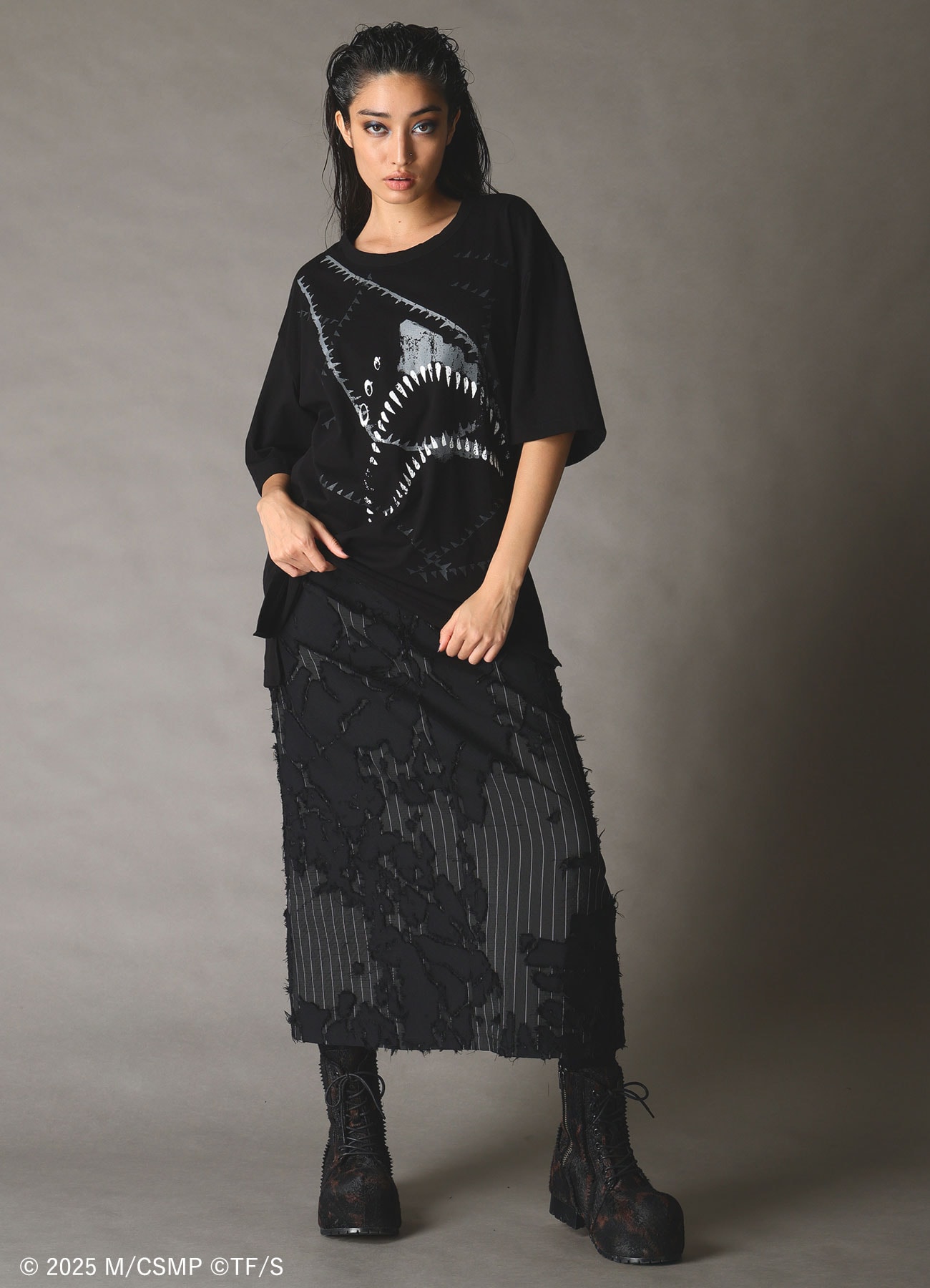 【Pre-Order】Ground Y×CHAINSAW MAN Collaborate Collection BEAM T-SHIRT
