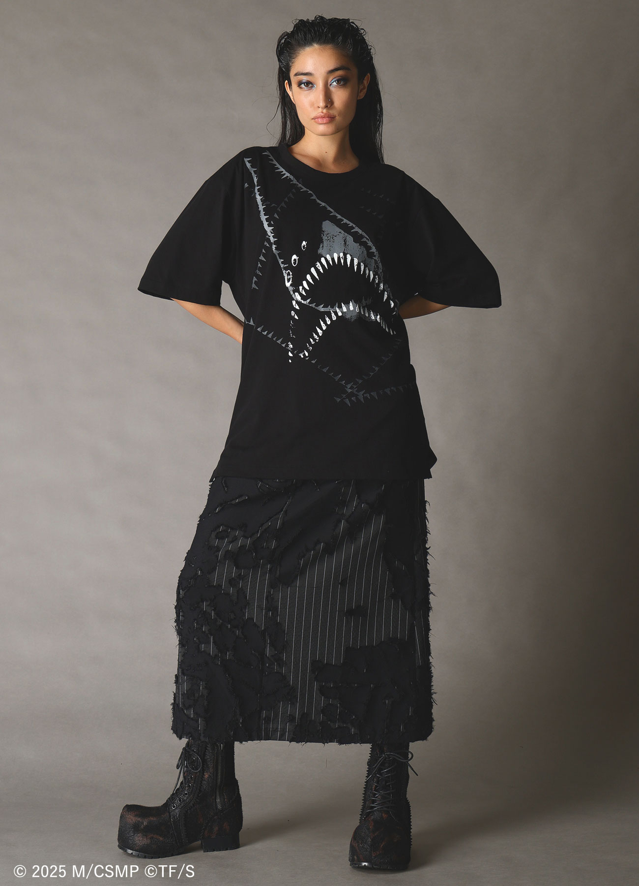 【Pre-Order】Ground Y×CHAINSAW MAN Collaborate Collection BEAM T-SHIRT