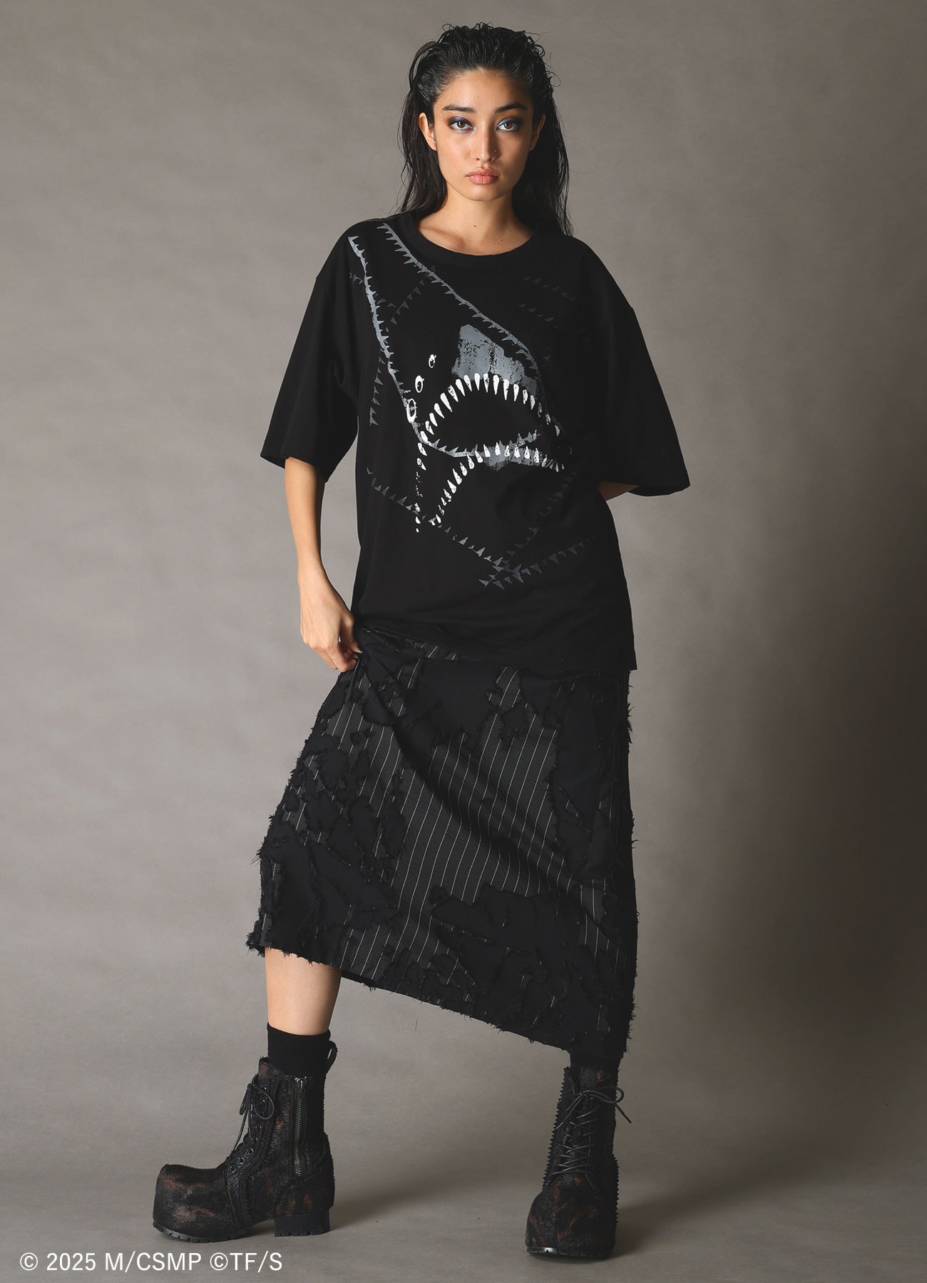 【Pre-Order】Ground Y×CHAINSAW MAN Collaborate Collection BEAM T-SHIRT