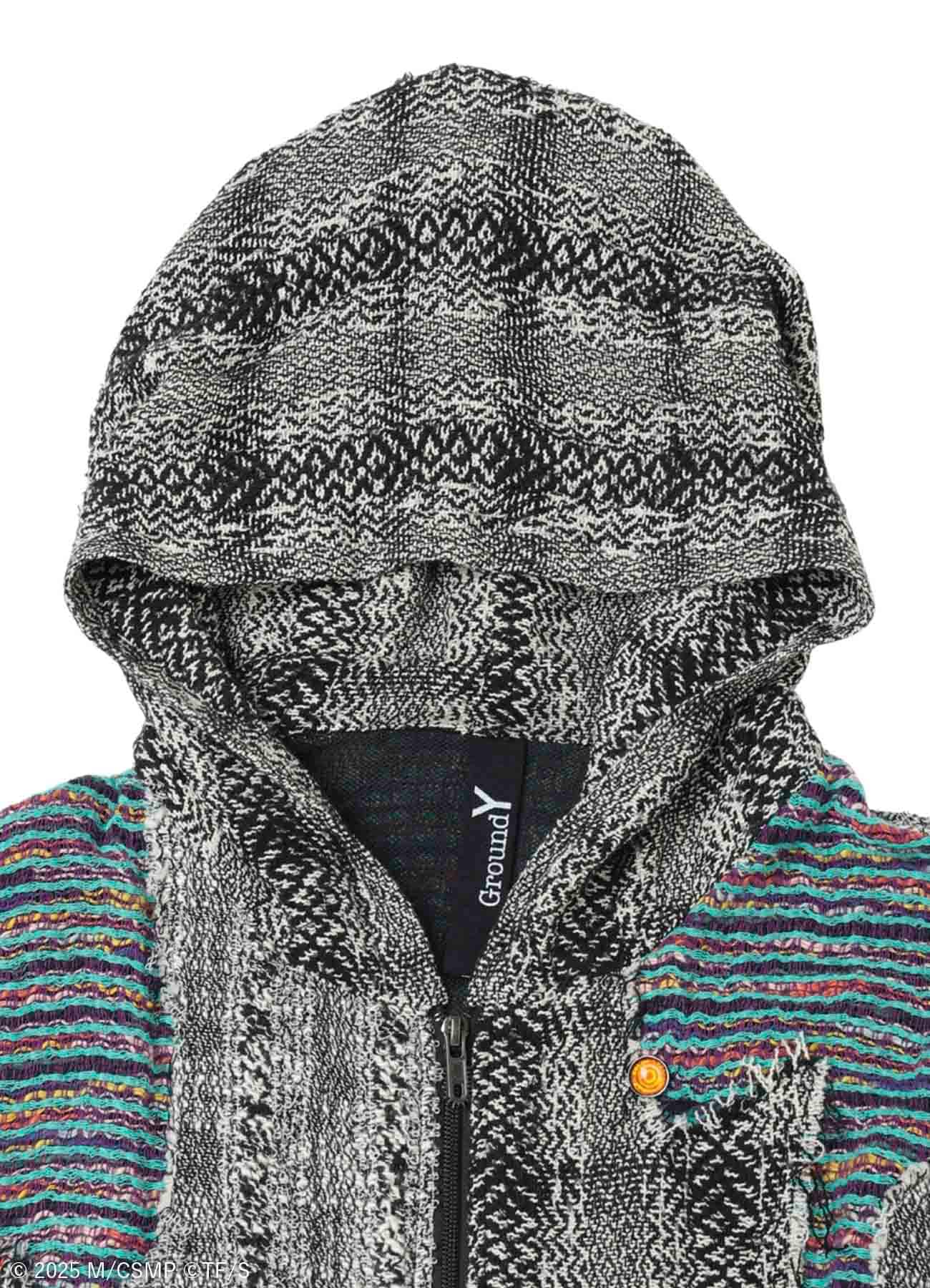 【Pre-Order】Ground Y×CHAINSAW MAN Collaborate Collection CHAINSAW TWEED HOODIE