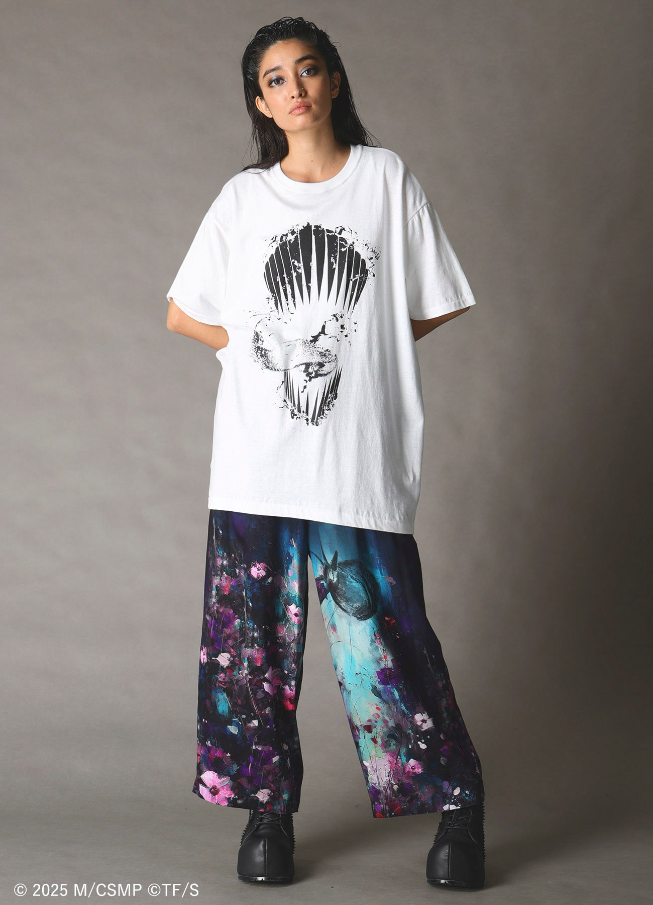 【Pre-Order】Ground Y×CHAINSAW MAN Collaborate Collection CHAINSAW MAN TEETH T-SHIRT