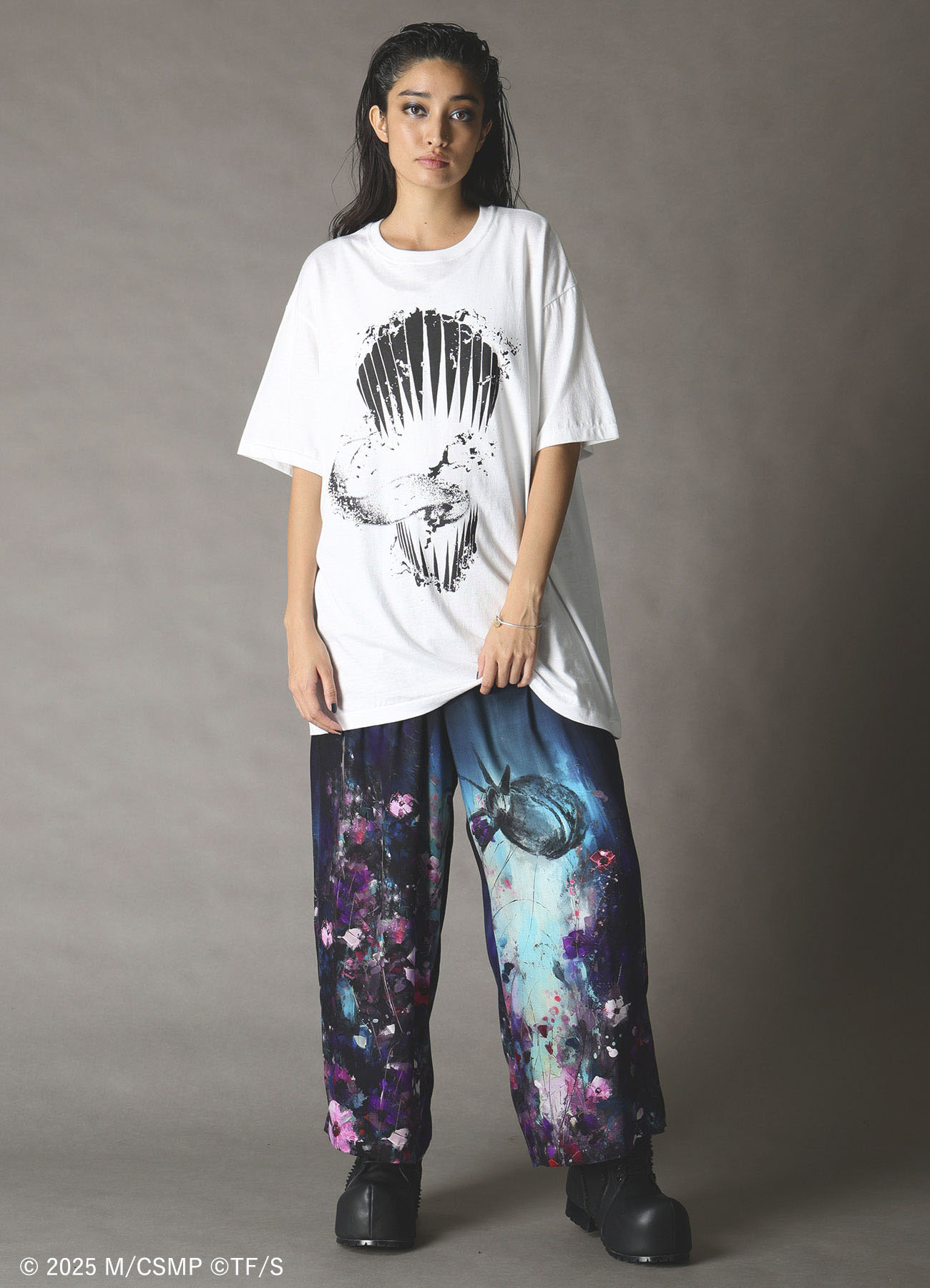 【Pre-Order】Ground Y×CHAINSAW MAN Collaborate Collection CHAINSAW MAN TEETH T-SHIRT