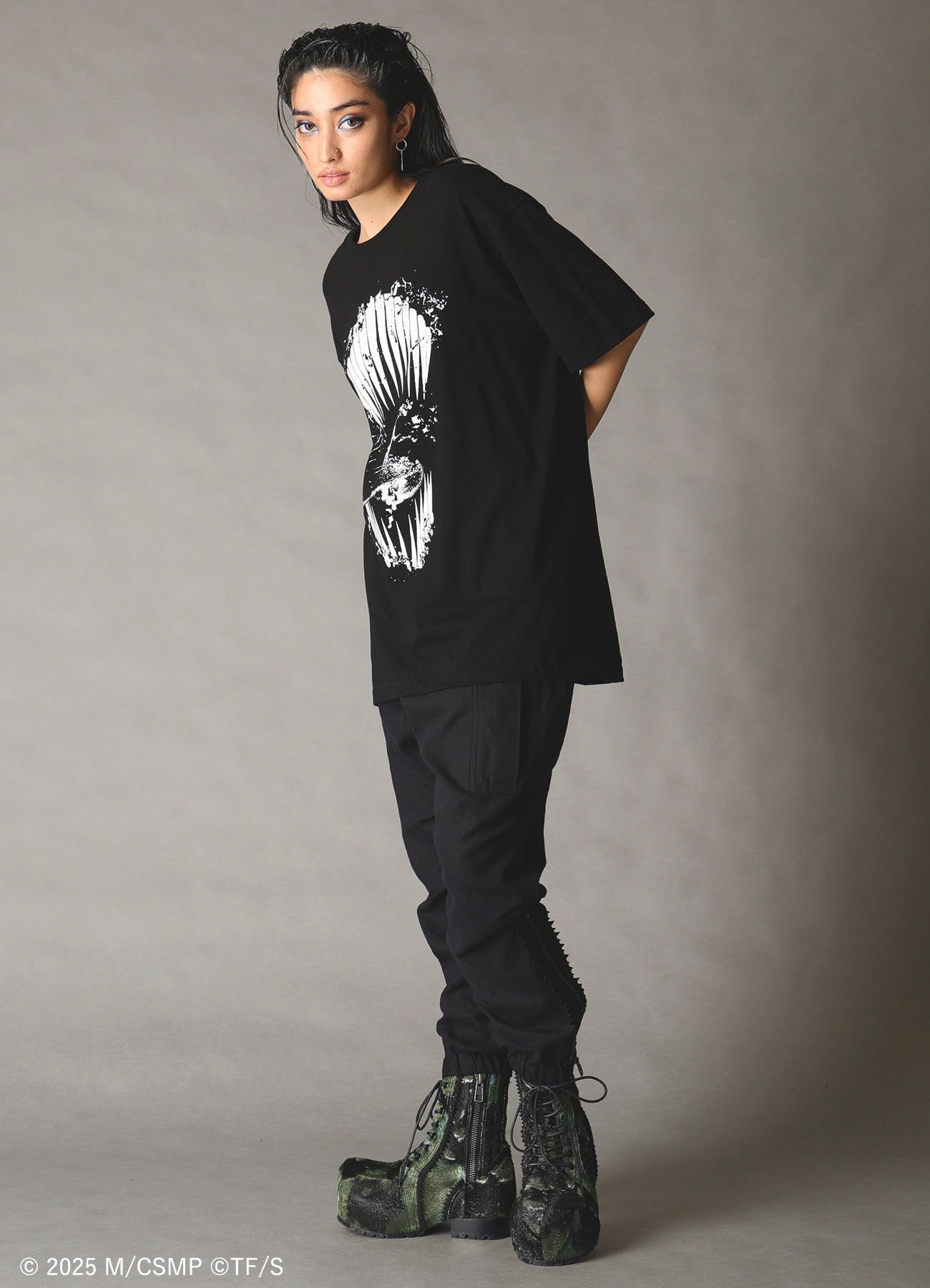 【Pre-Order】Ground Y×CHAINSAW MAN Collaborate Collection CHAINSAW MAN TEETH T-SHIRT