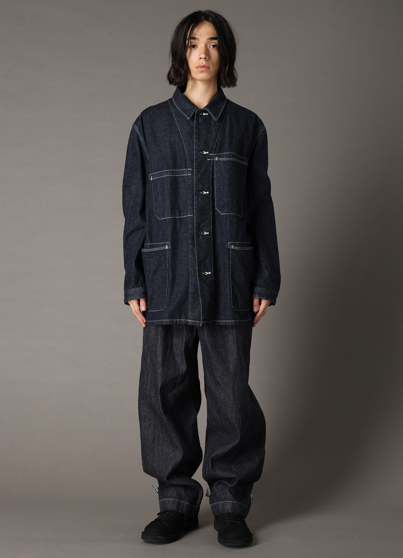 Ground Y×EDWIN 11oz INDIGO DENIM COVERALL