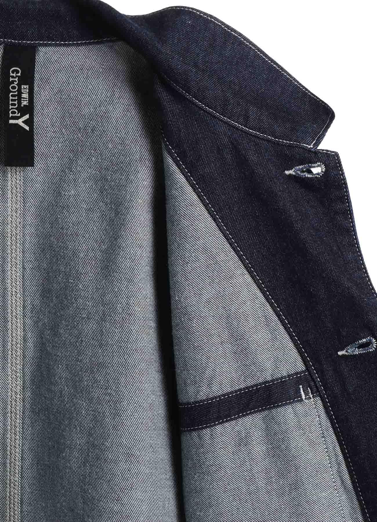 Ground Y×EDWIN 11oz INDIGO DENIM COVERALL