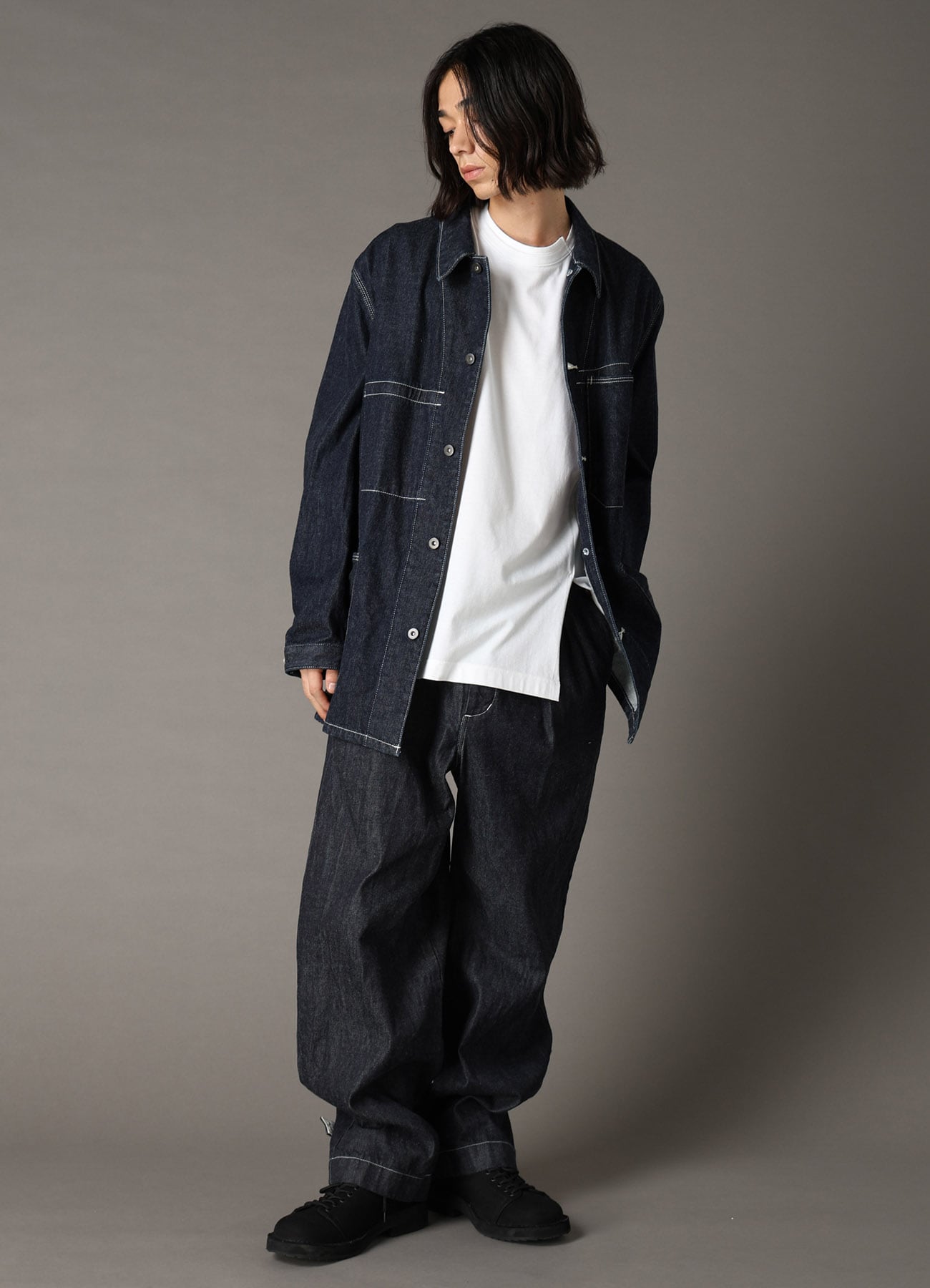 Ground Y×EDWIN 11oz INDIGO DENIM COVERALL