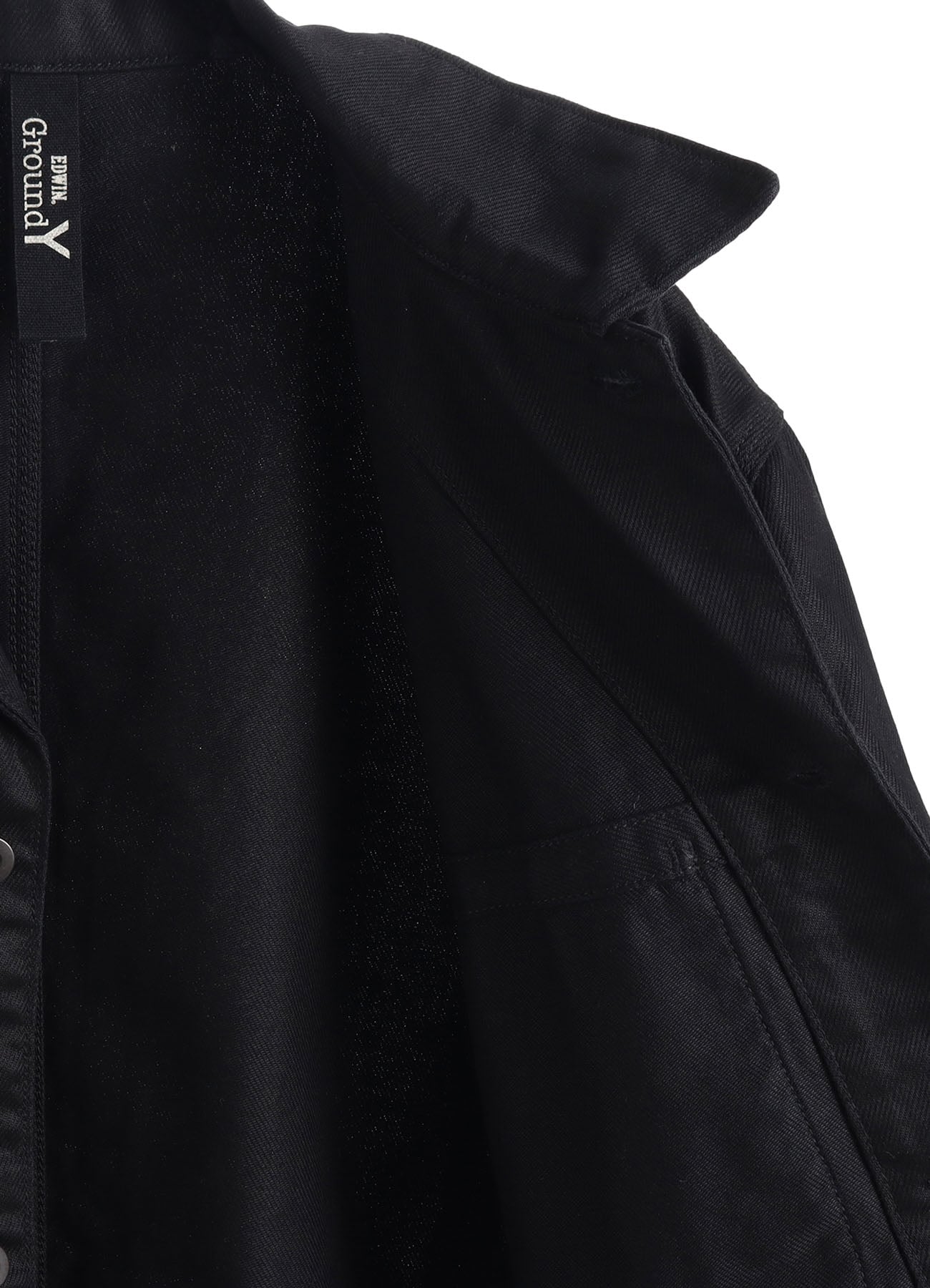 Ground Y×EDWIN 9oz BLACK TWILL COVERALL