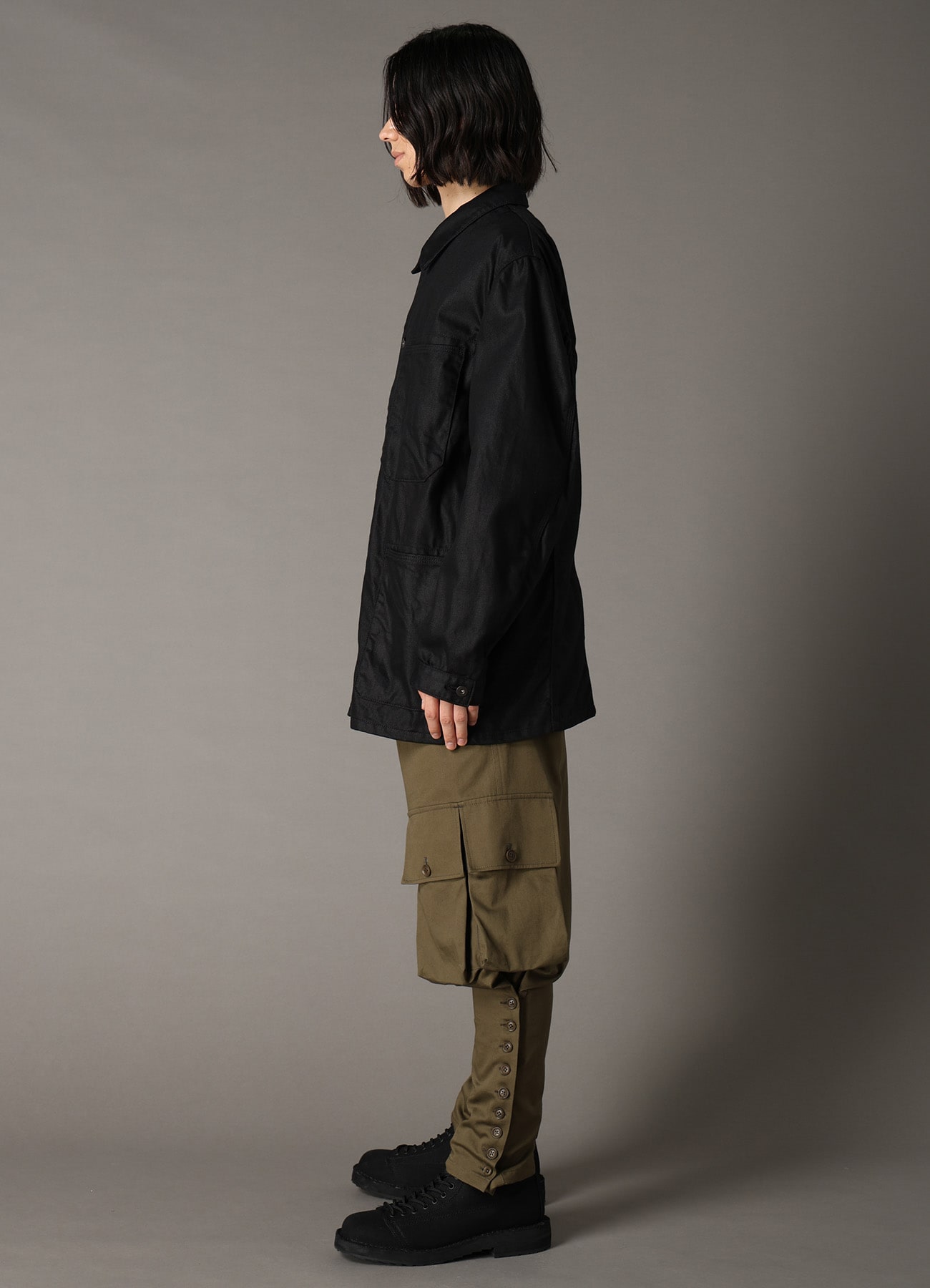 Ground Y×EDWIN 9oz BLACK TWILL COVERALL