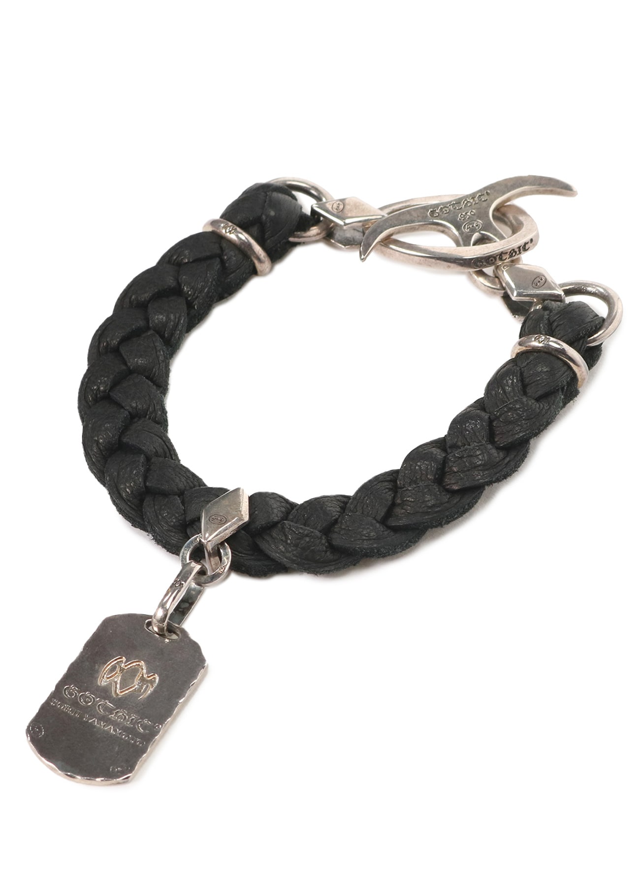 Silver 950 Leather Bracelet