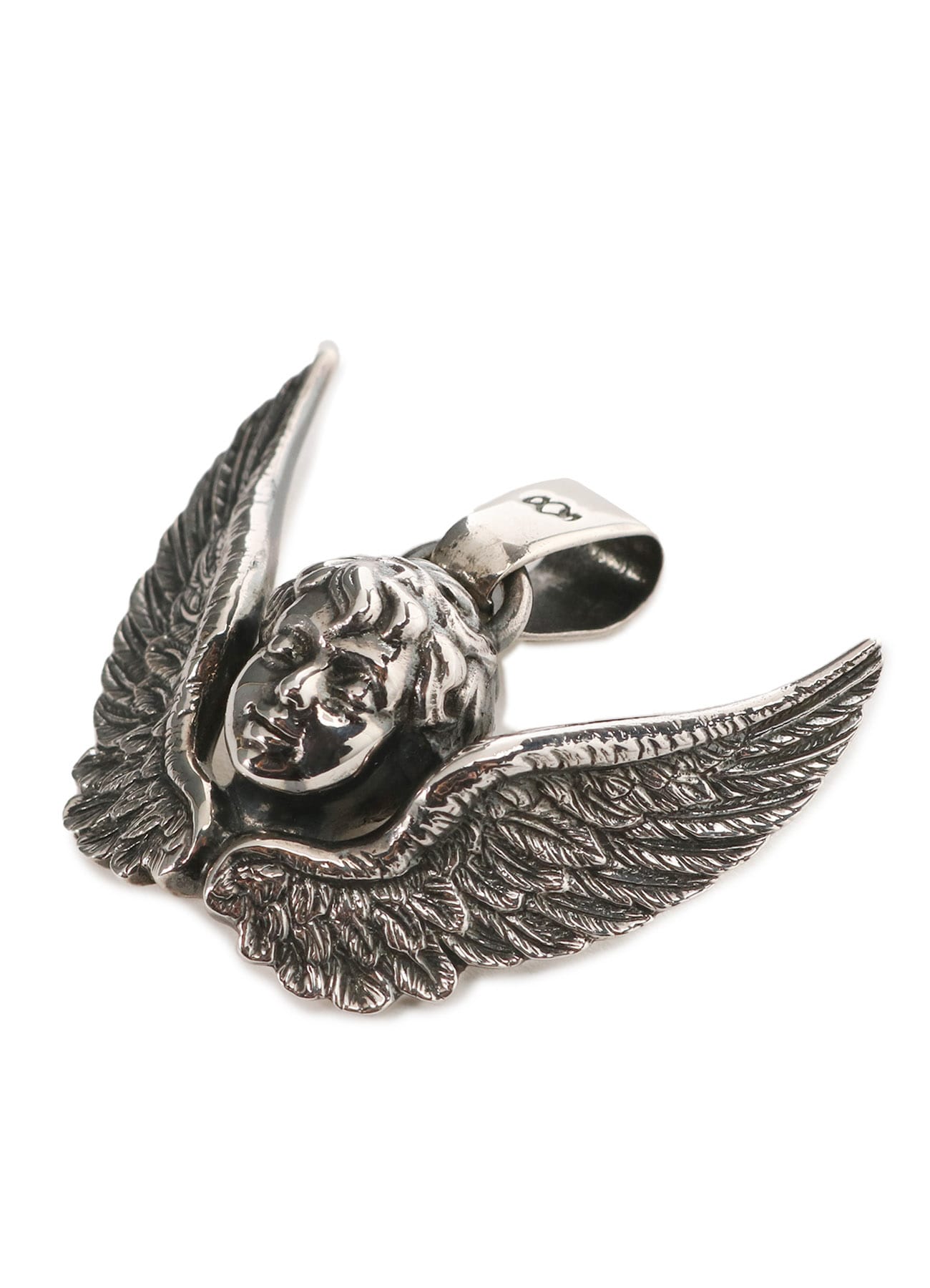 SILVER 950 DEATH ANGEL PENDANTHEAD(FREE SIZE Silver): GOTHIC