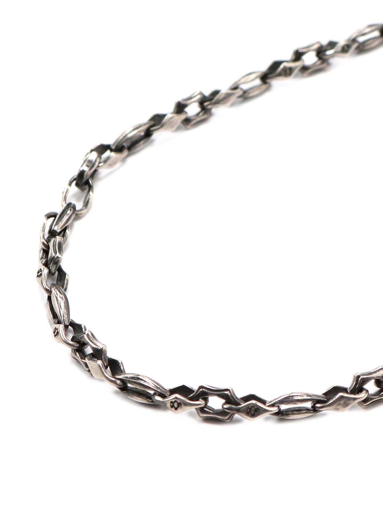 SILVER 950 GOTHIC CHAIN NECKLACE 45CM