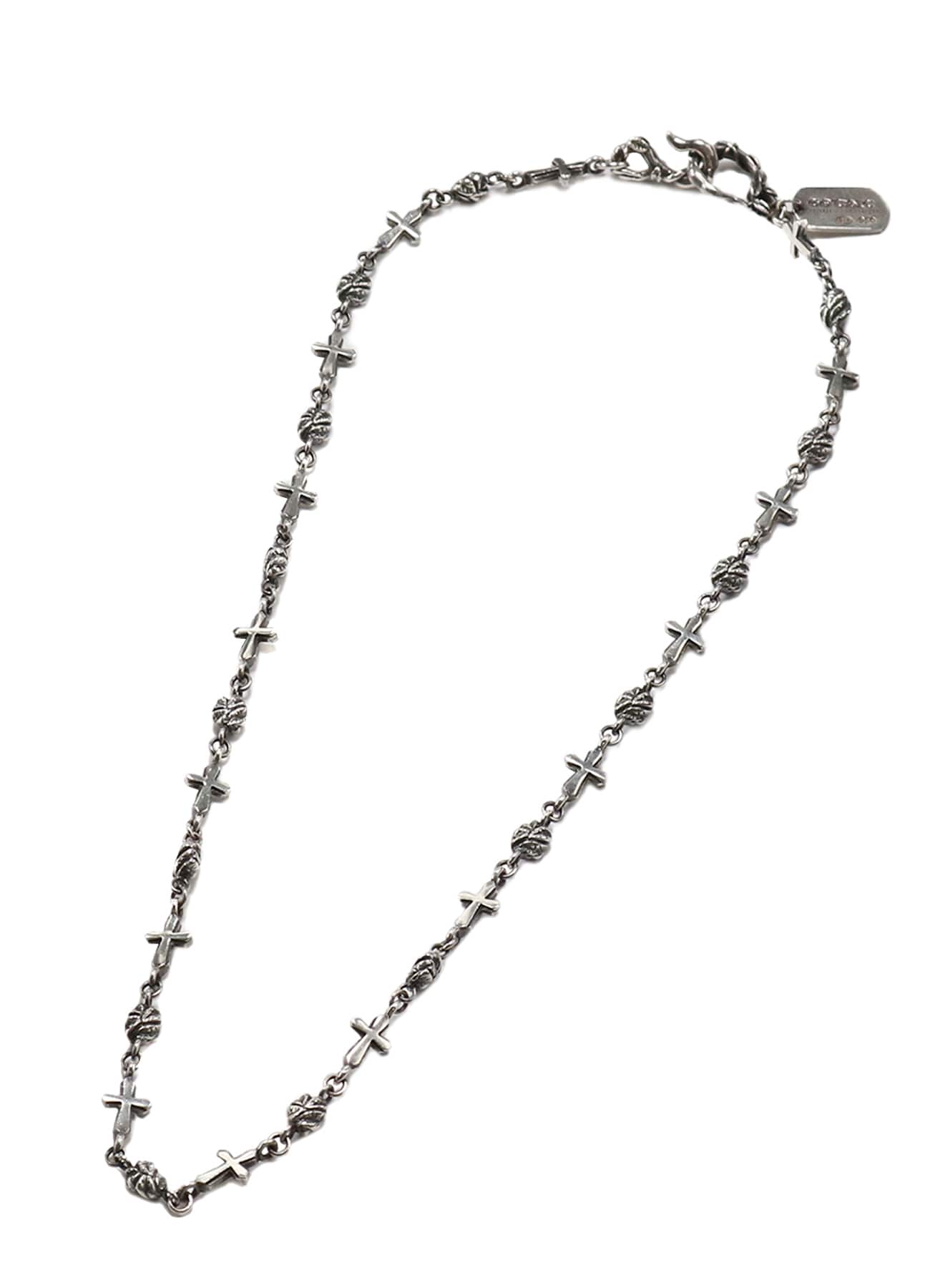 SILVER 950 GOTHIC CROSS CHAIN NECKLACE