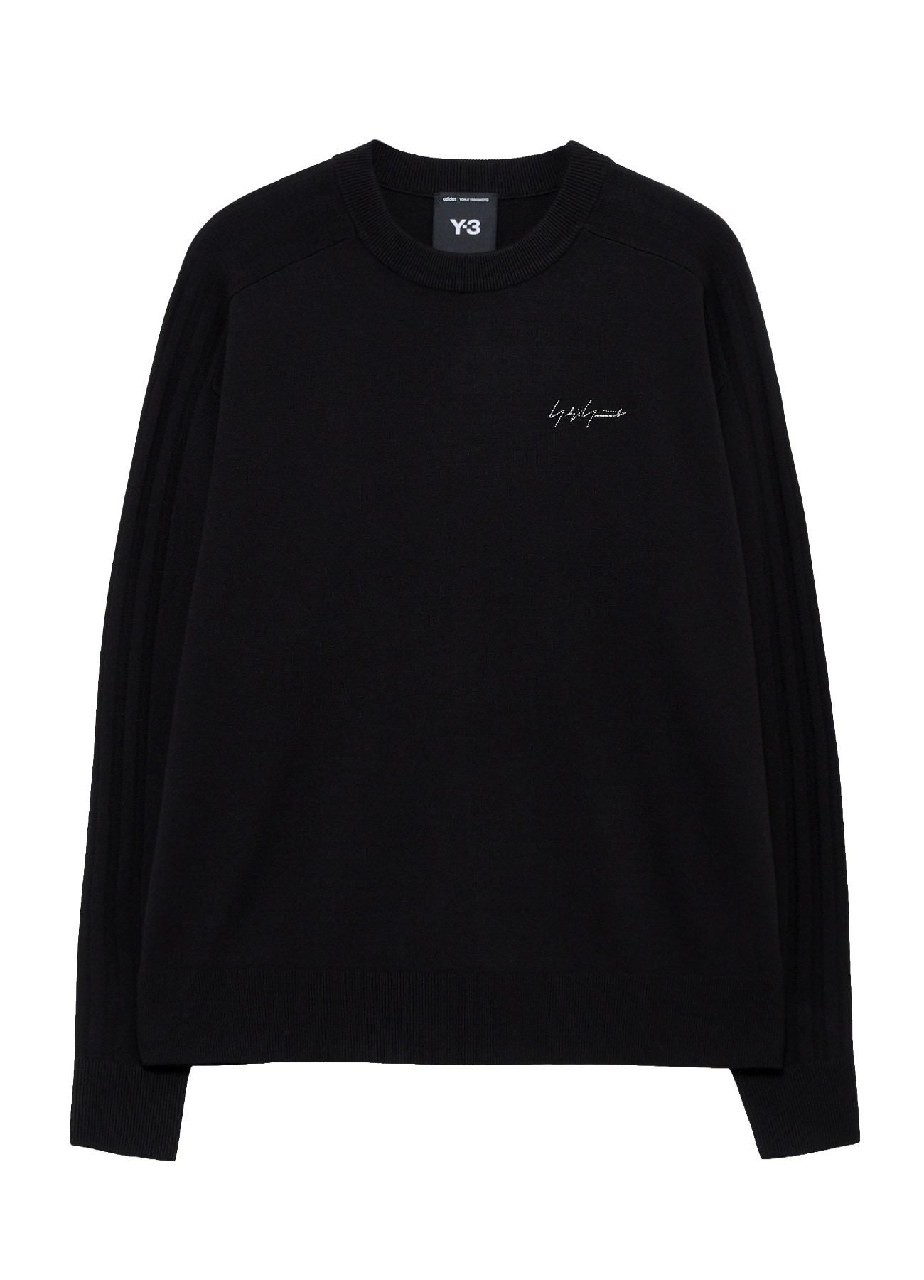 Y-3 KURO 3 STRIPES KNIT