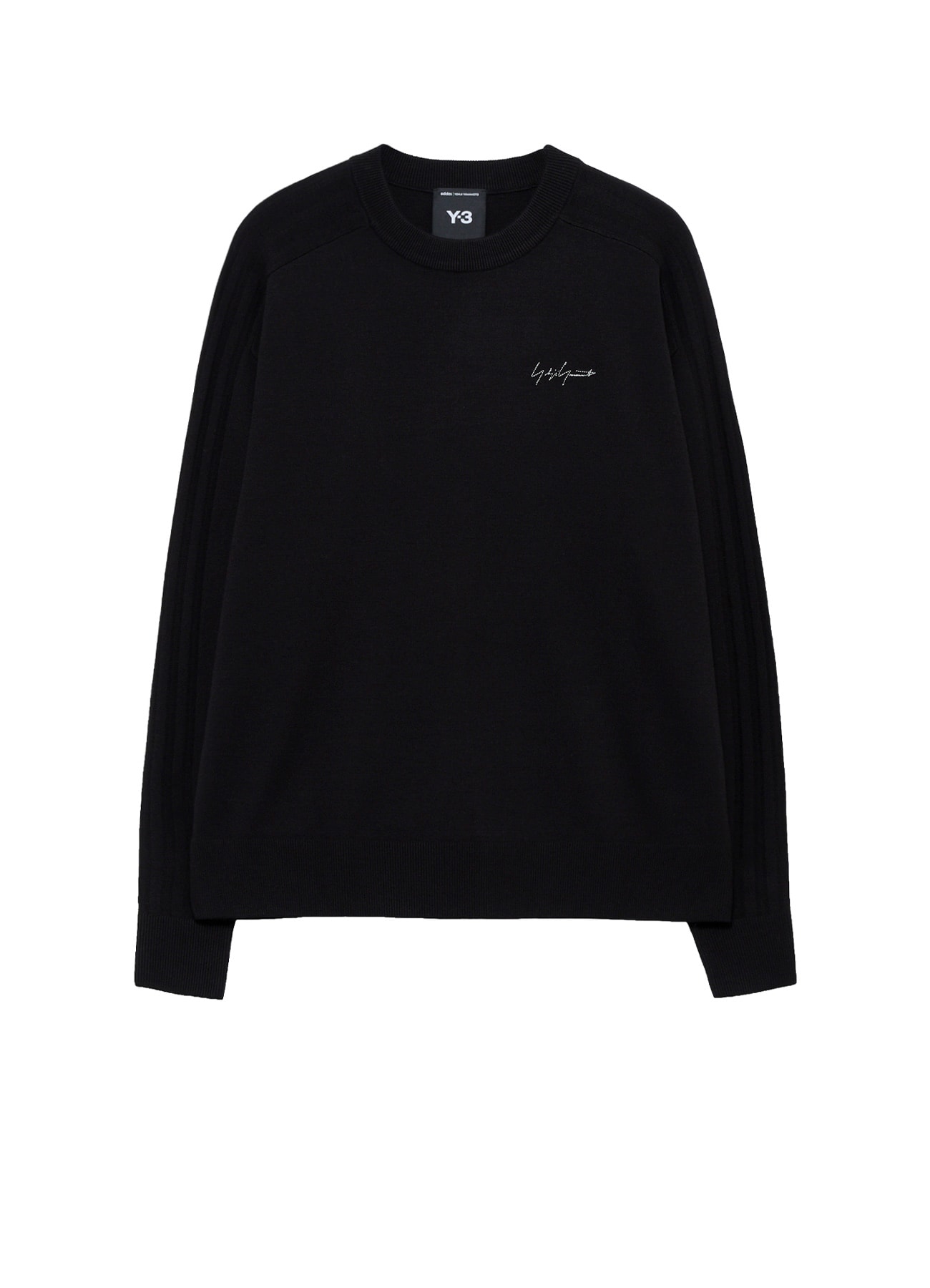 Y-3 KURO 3 STRIPES KNIT