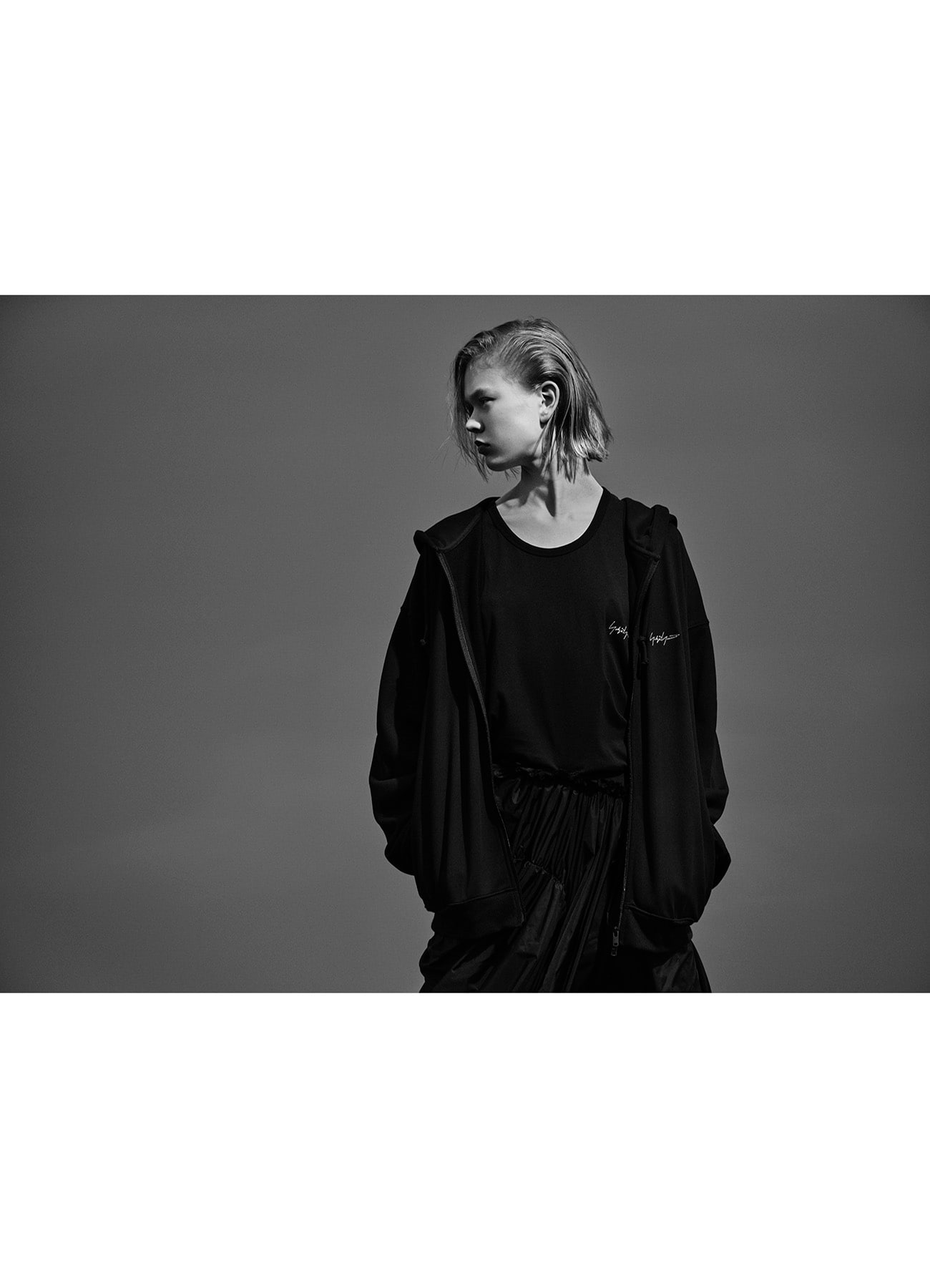 Y-3 KURO ZIPPER HOODIE