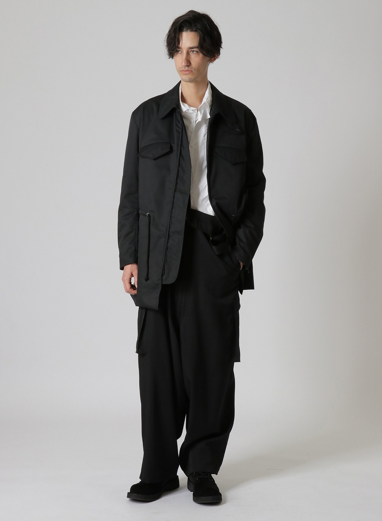 T/C TWILL R-THINSULATE STRING BLOUSON(S Black): Vintage 1.2｜THE