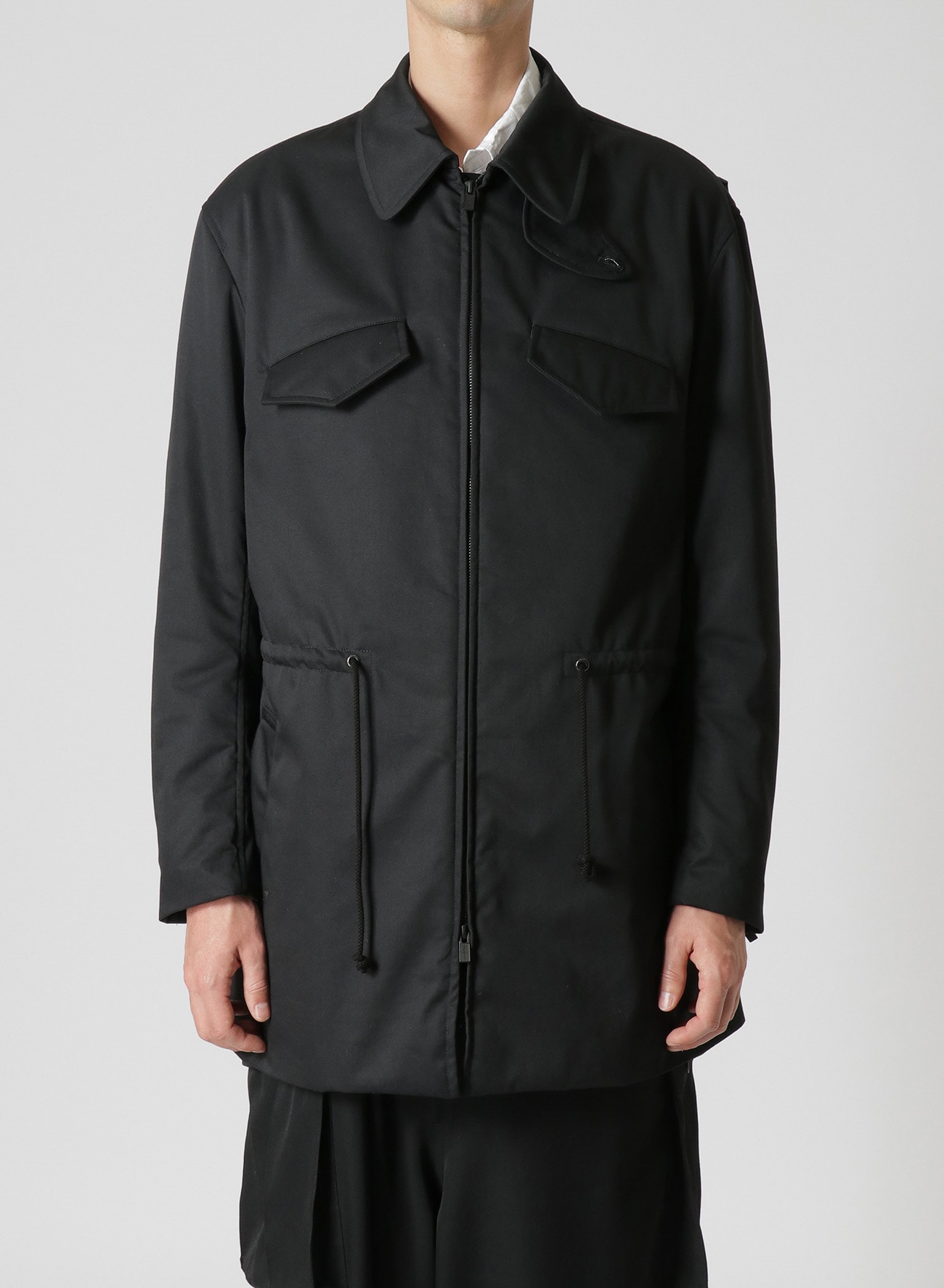 T/C TWILL R-THINSULATE STRING BLOUSON(S Black): Vintage 1.2｜THE