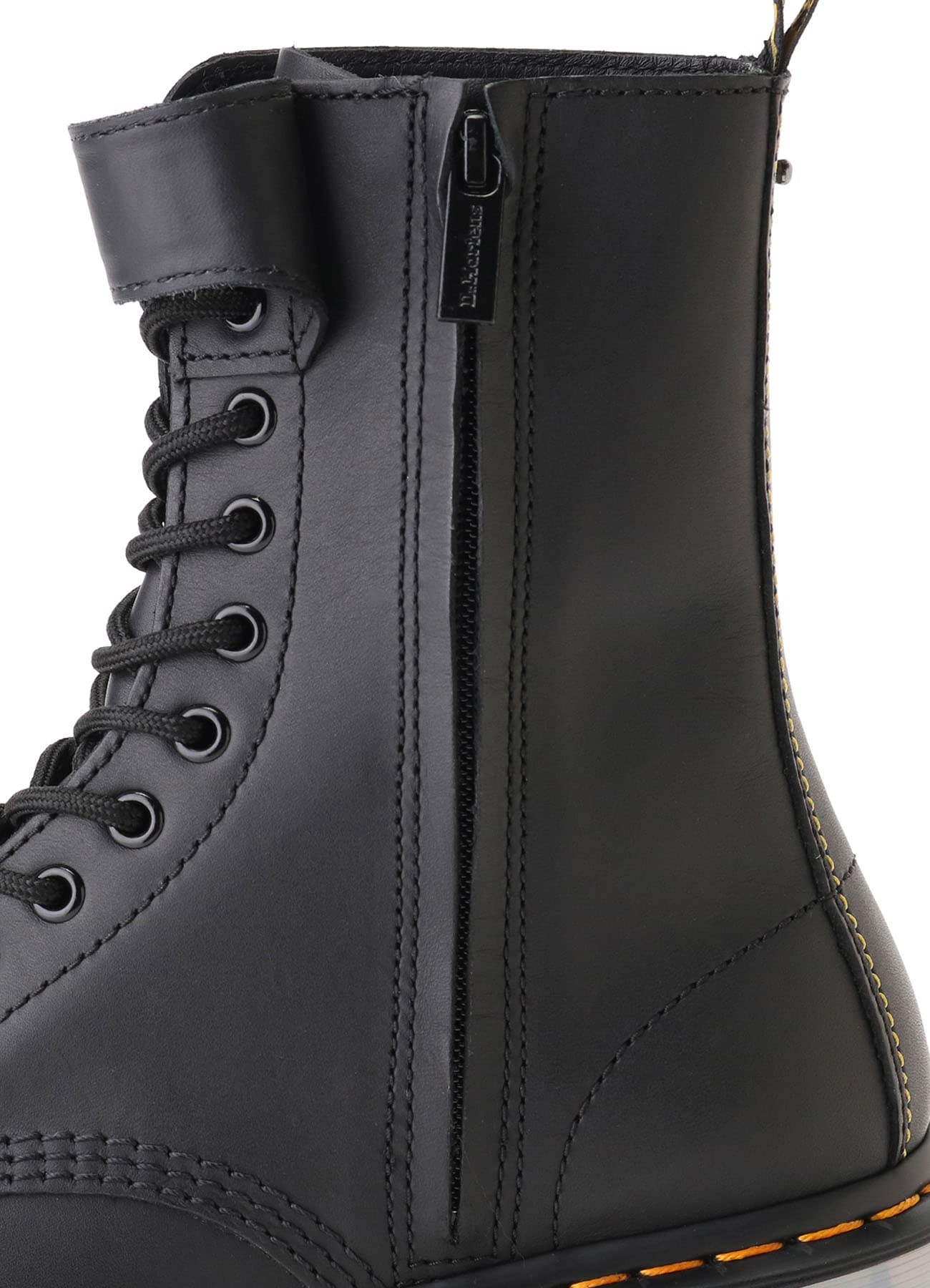 Yohji Yamamoto ×Dr.Martens MAT BK SOFT LEATHER 1490 10HOLE ZIP ...