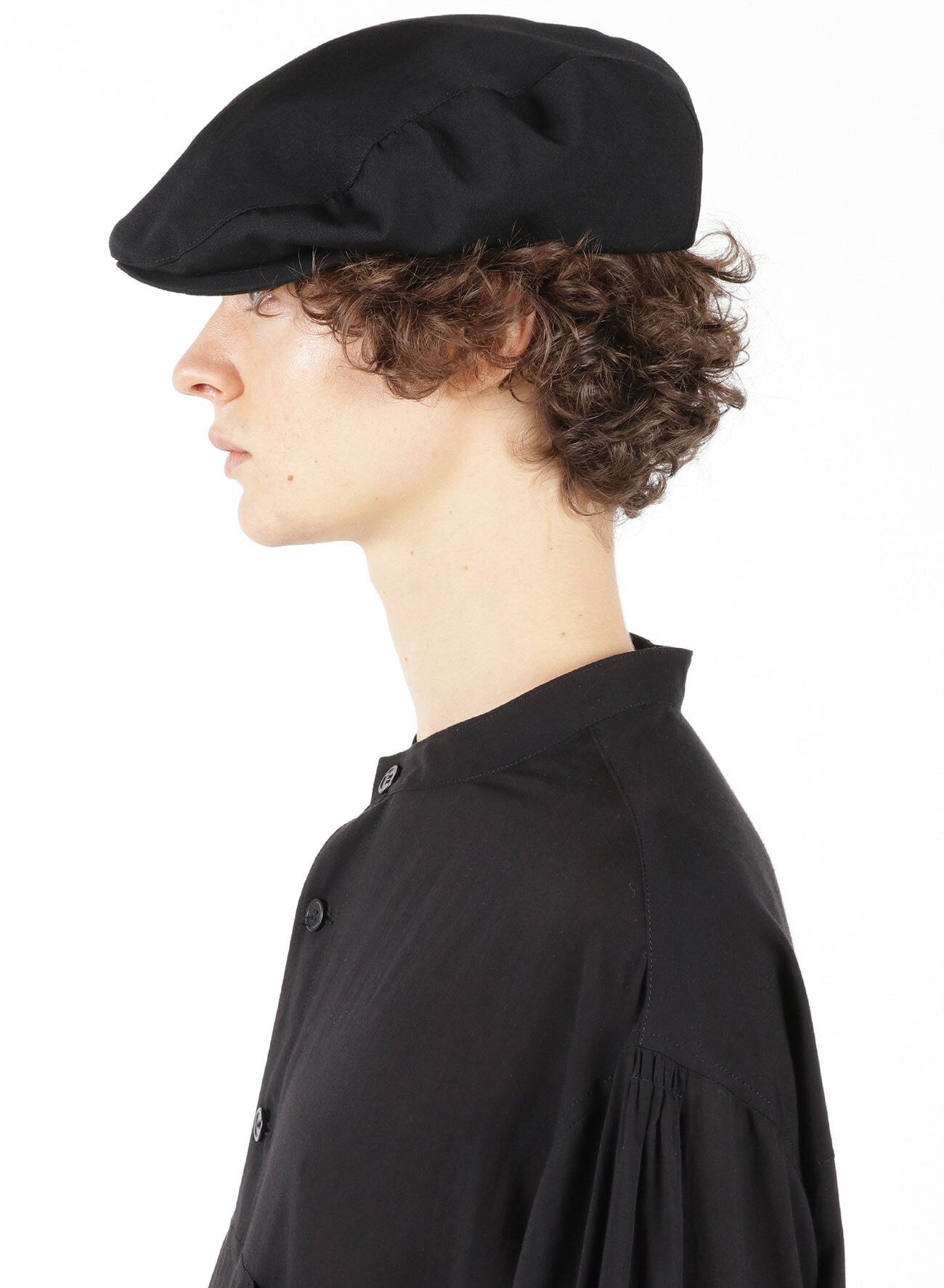 最大45%OFFクーポン アンビー ベルト付き コットンベレー帽 ブラック 美品