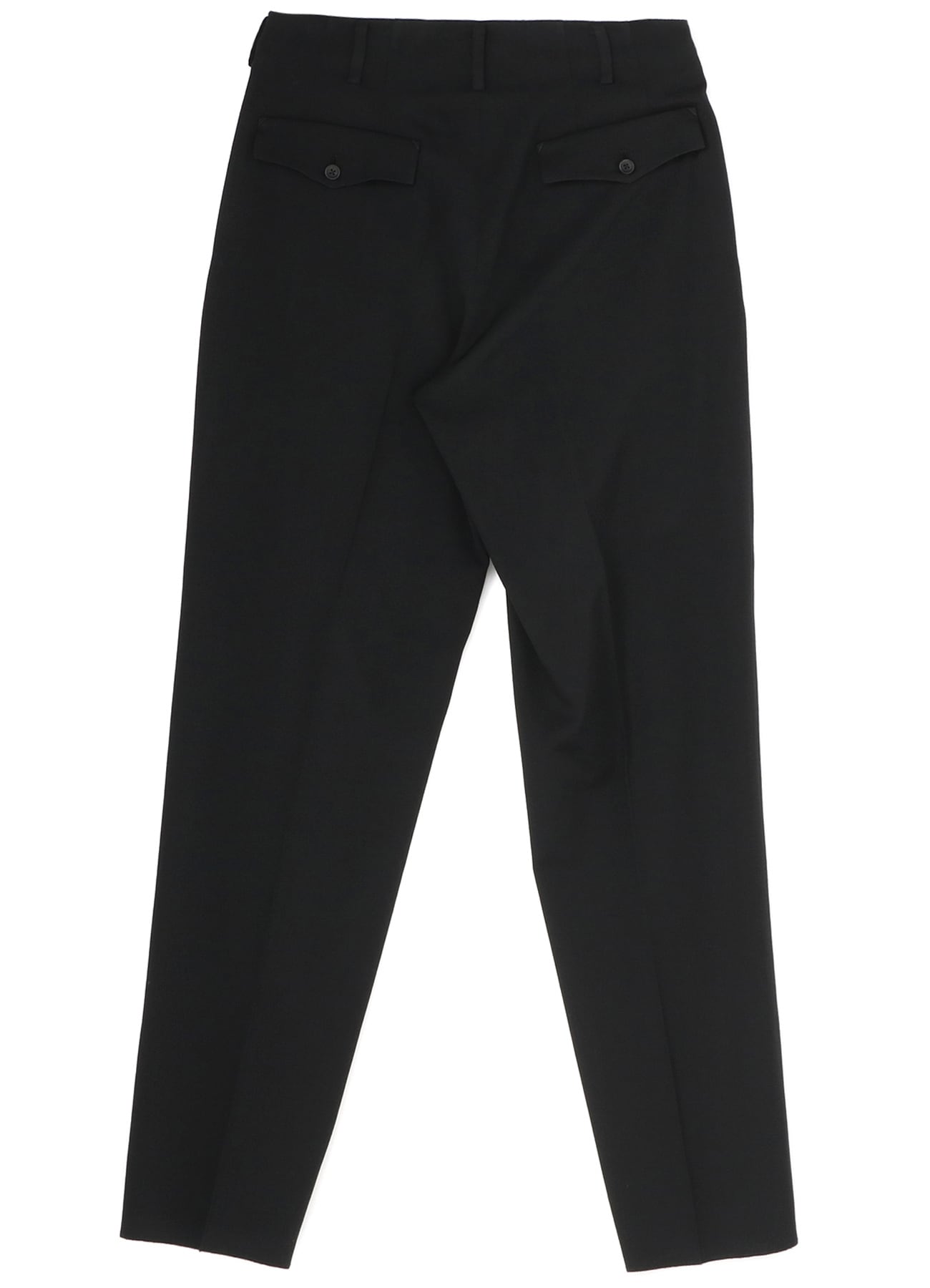 COSTUME D'HOMME SUITS GABARDINE 2 TUCK PANTS(S Black): Yohji