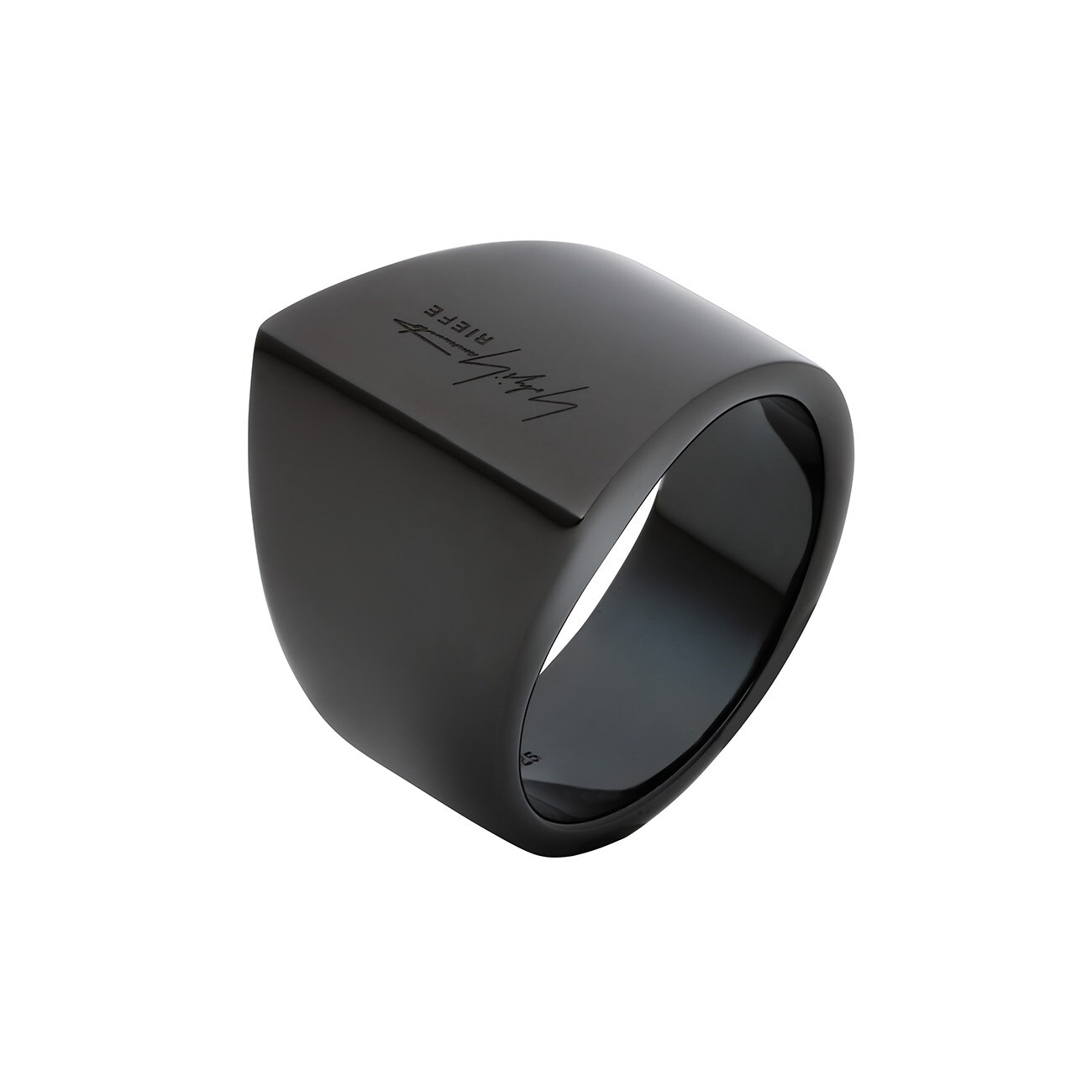 SILVER 925 BK KNUCKLE RING BK(11号 Black): Yohji Yamamoto by RIEFE