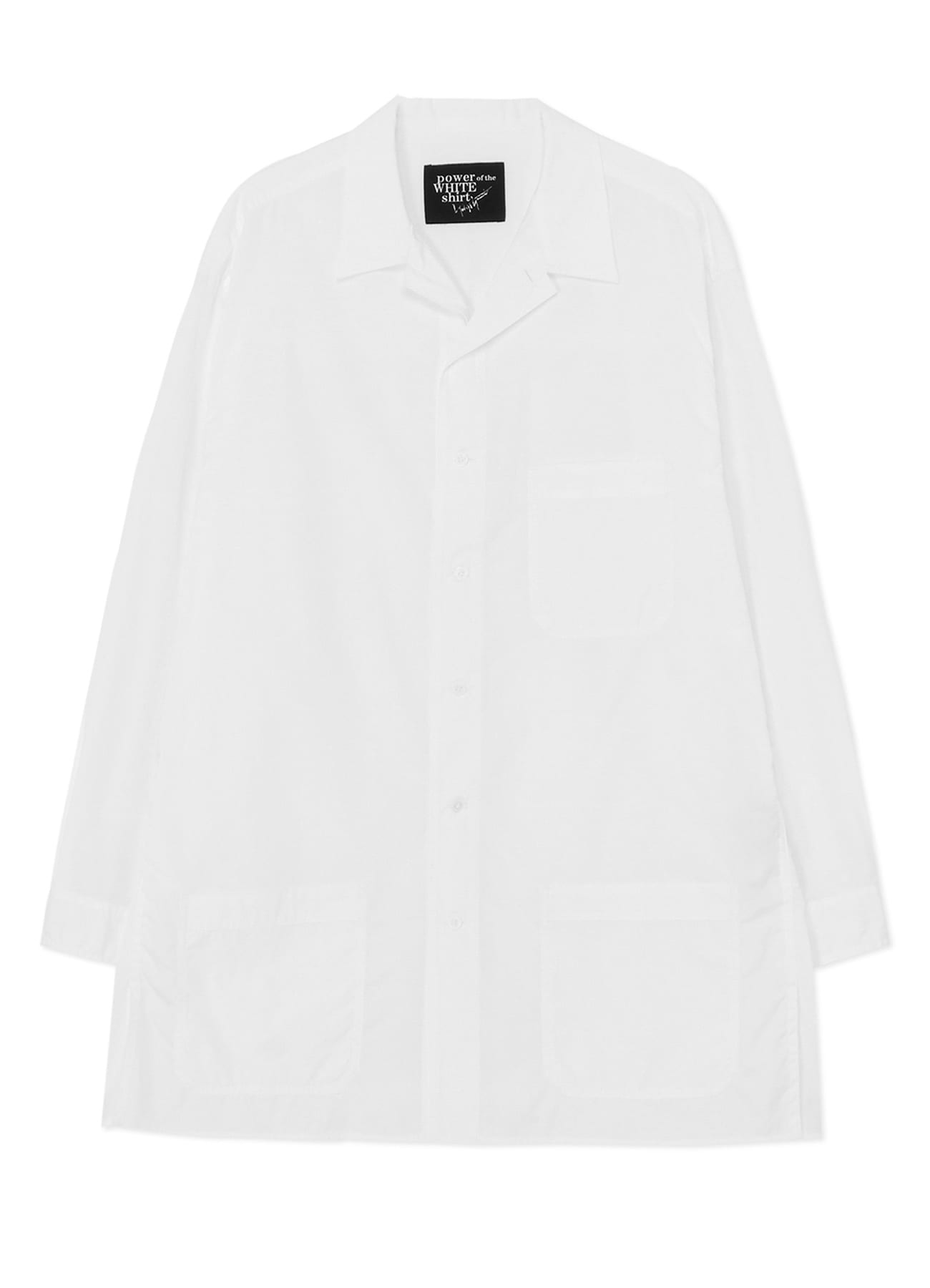 3-POCKET OPEN COLLAR SHIRT(S White): power of the WHITE shirt｜THE 