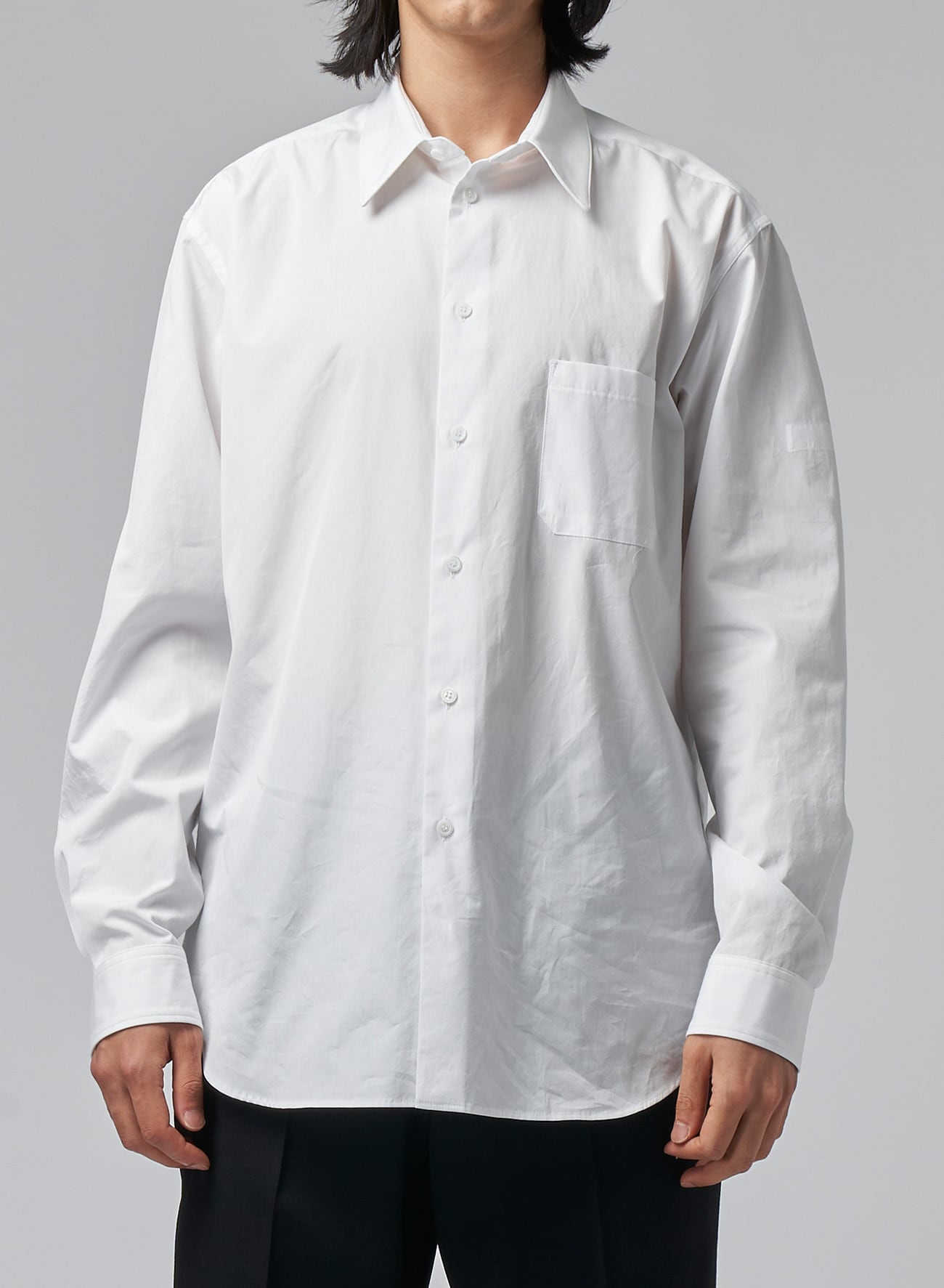 COSTUME D'HOMME CLASSIC SHIRT(S White): Yohji Yamamoto POUR HOMME ...