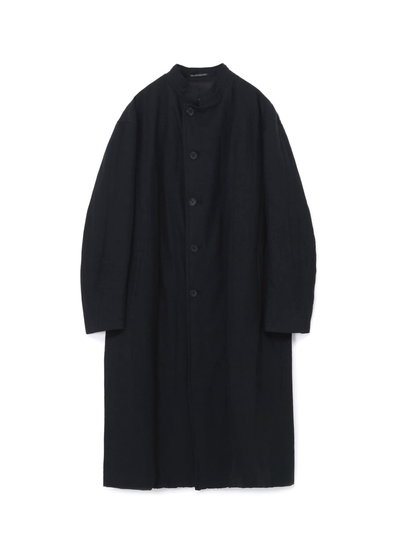 108/1+009/1 K-PADDED STAND C COAT(XS Black): Yohji Yamamoto POUR