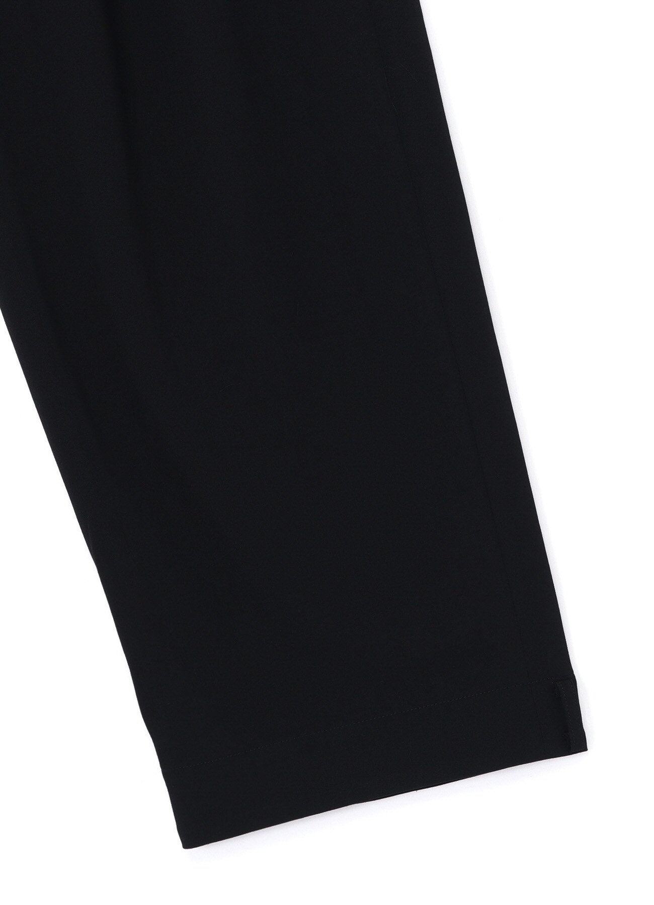 WOOL GABARDINE TAB PANTS(S Black): Yohji Yamamoto POUR HOMME｜THE