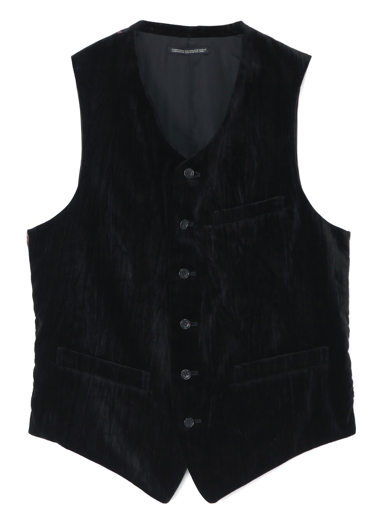 TIE DYED VELVET WAISTCOAT