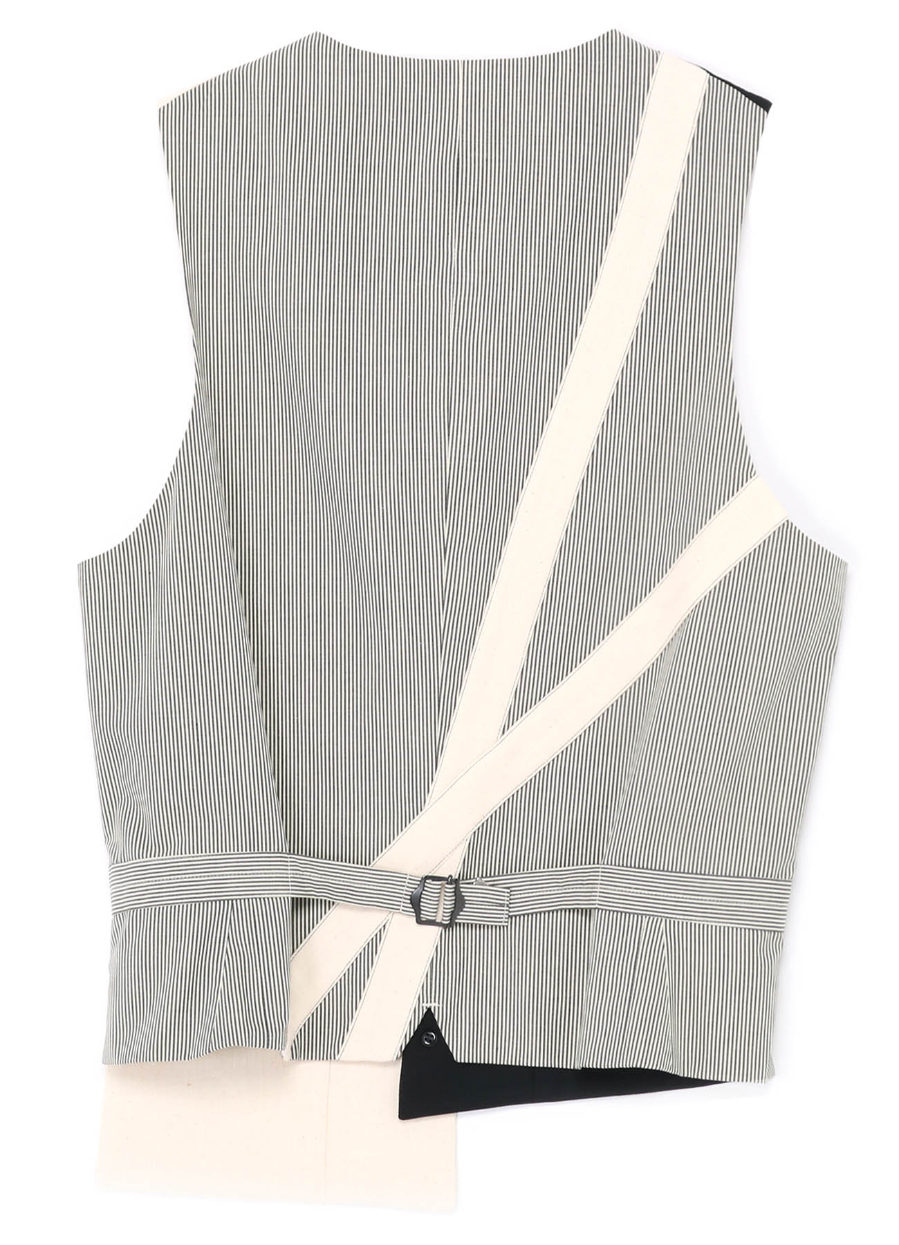 GABARDINE TAPE VEST(S Black): Yohji Yamamoto POUR HOMME｜THE SHOP