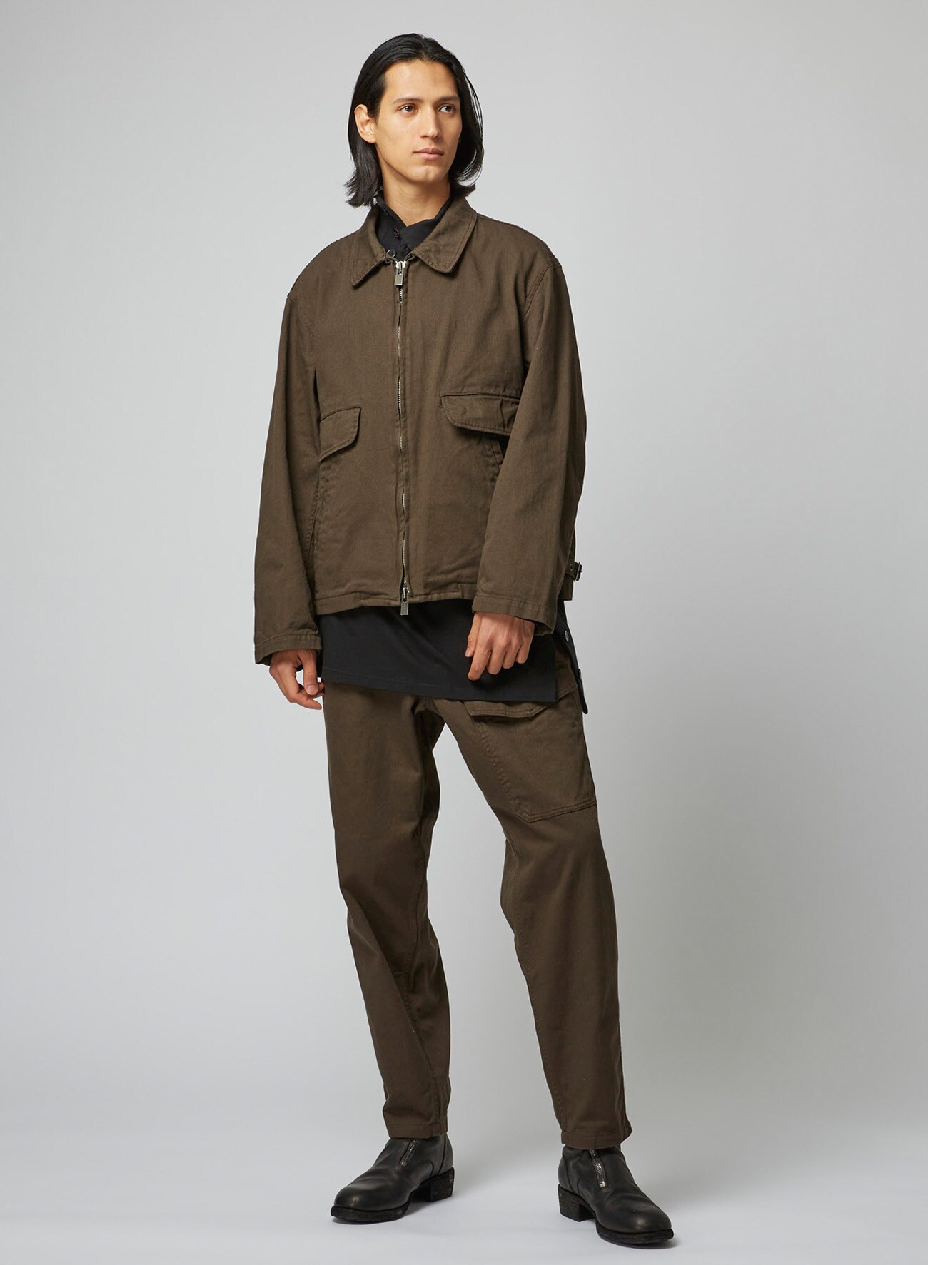 COTTON DRILL MULTI-POCKET BLOUSON