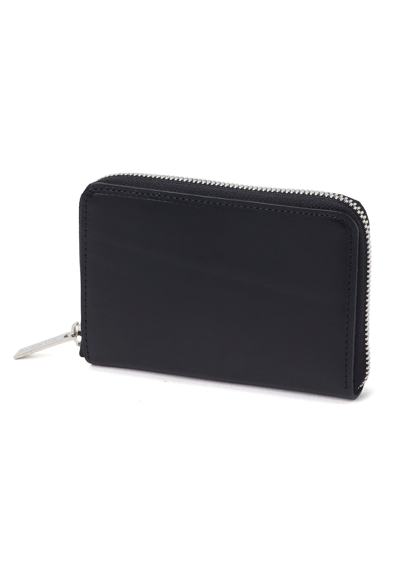 OIL LEATHER COMPACT ZIP WALLET