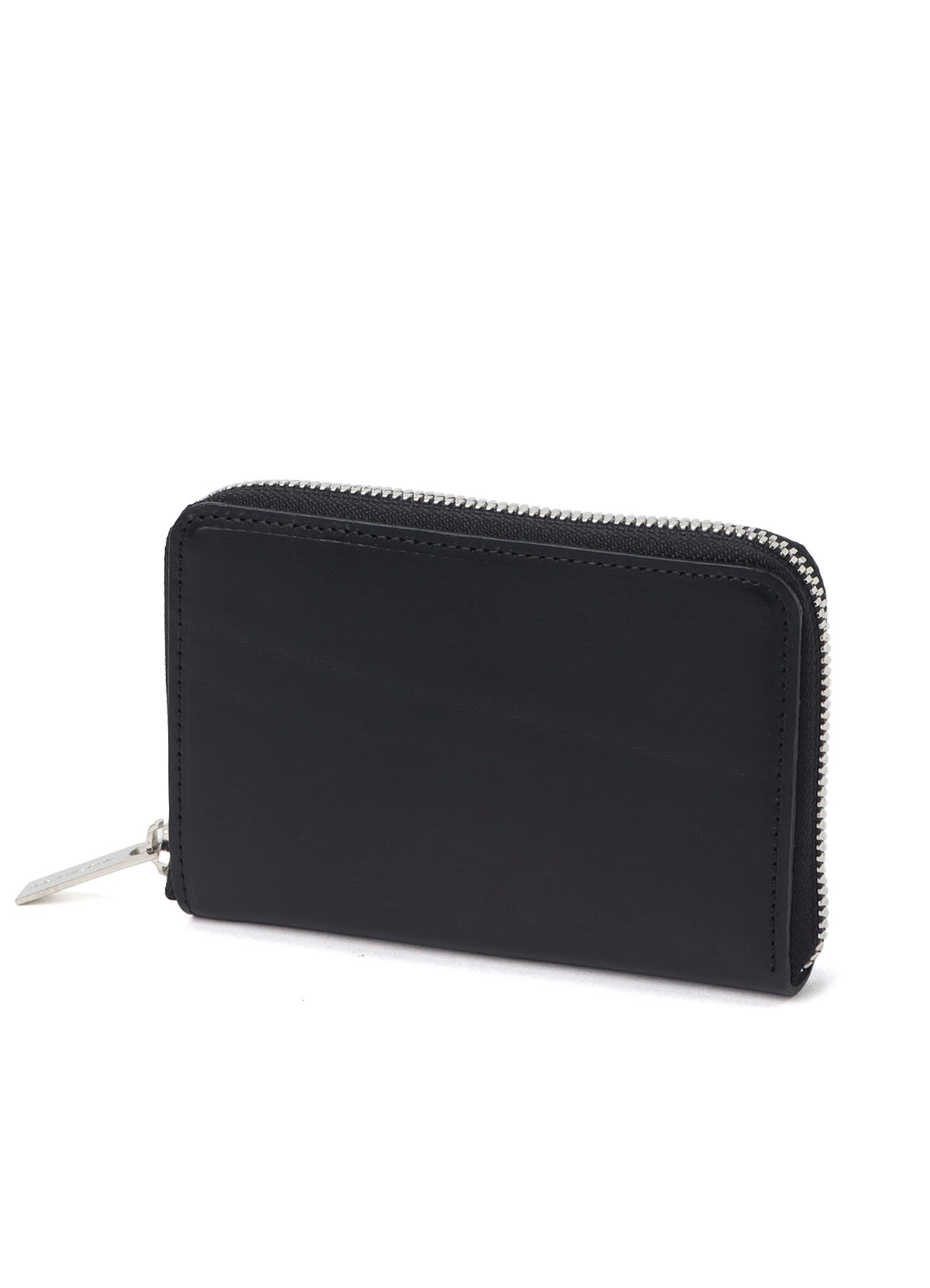 OIL LEATHER COMPACT ZIP WALLET