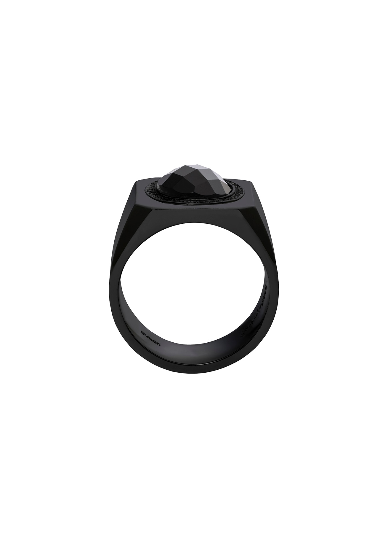 SV/ONYX/BKRU LOUVRE RING BK