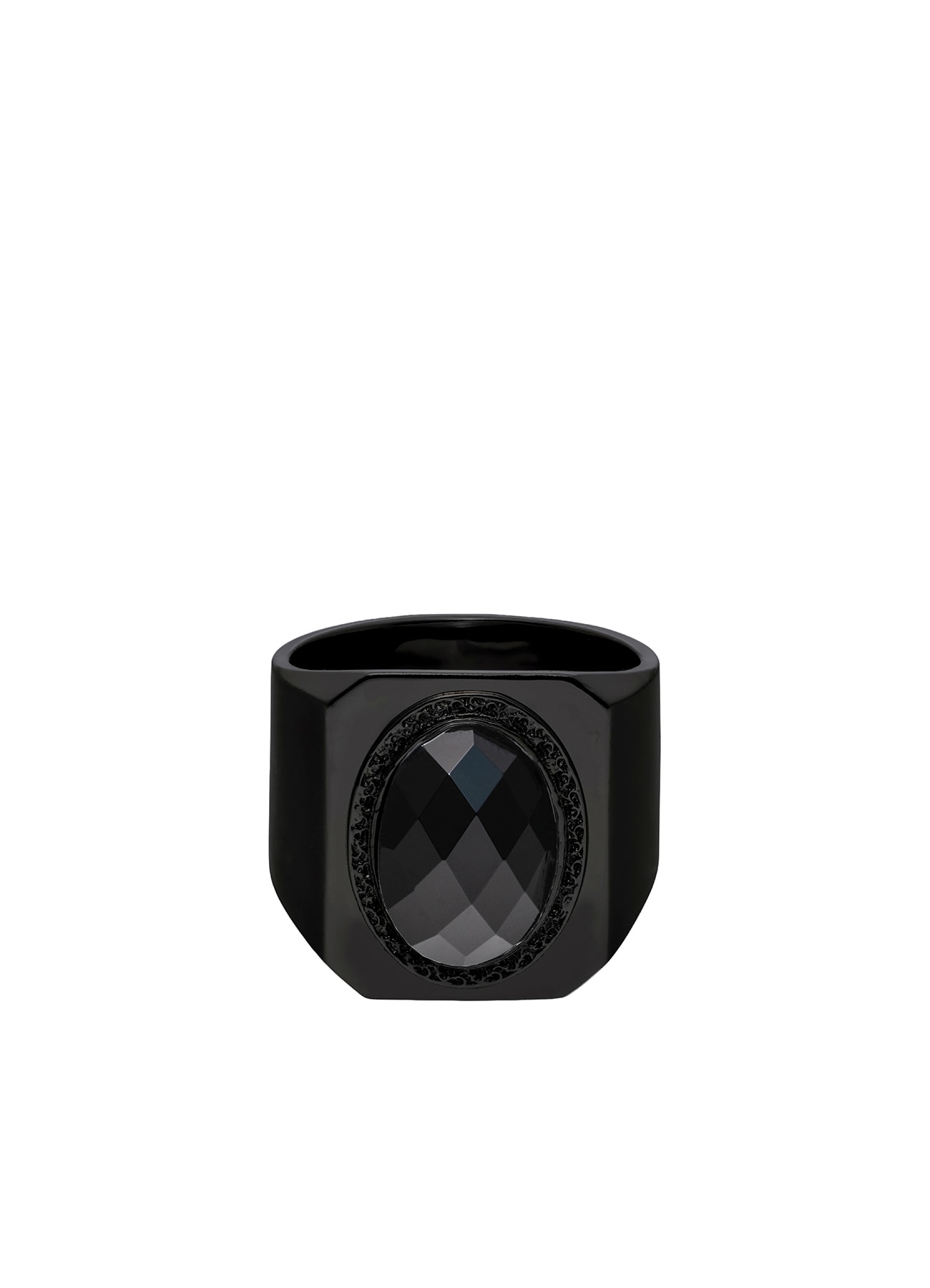 SV/ONYX/BKRU LOUVRE RING BK