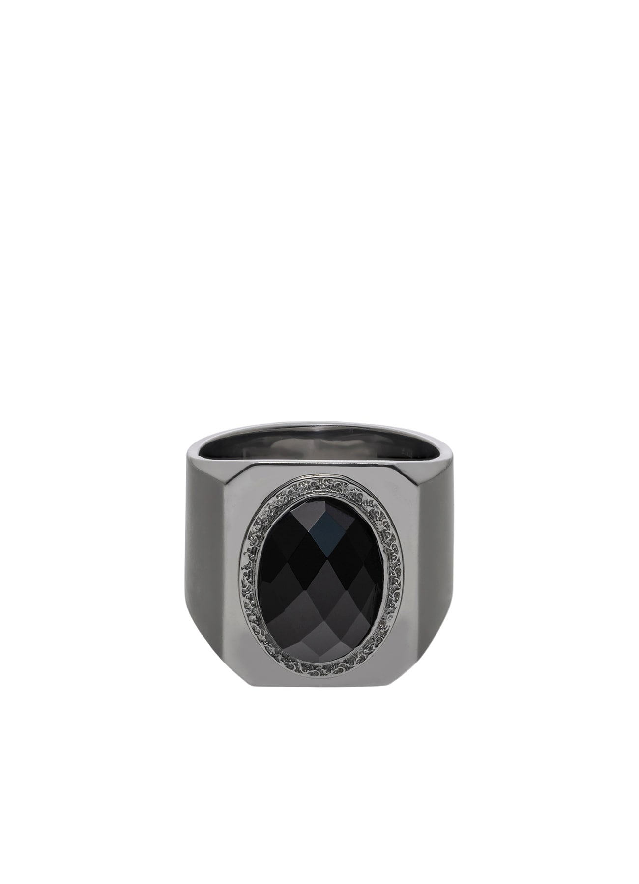 SV/ONYX/BKRH LOUVRE RING SV