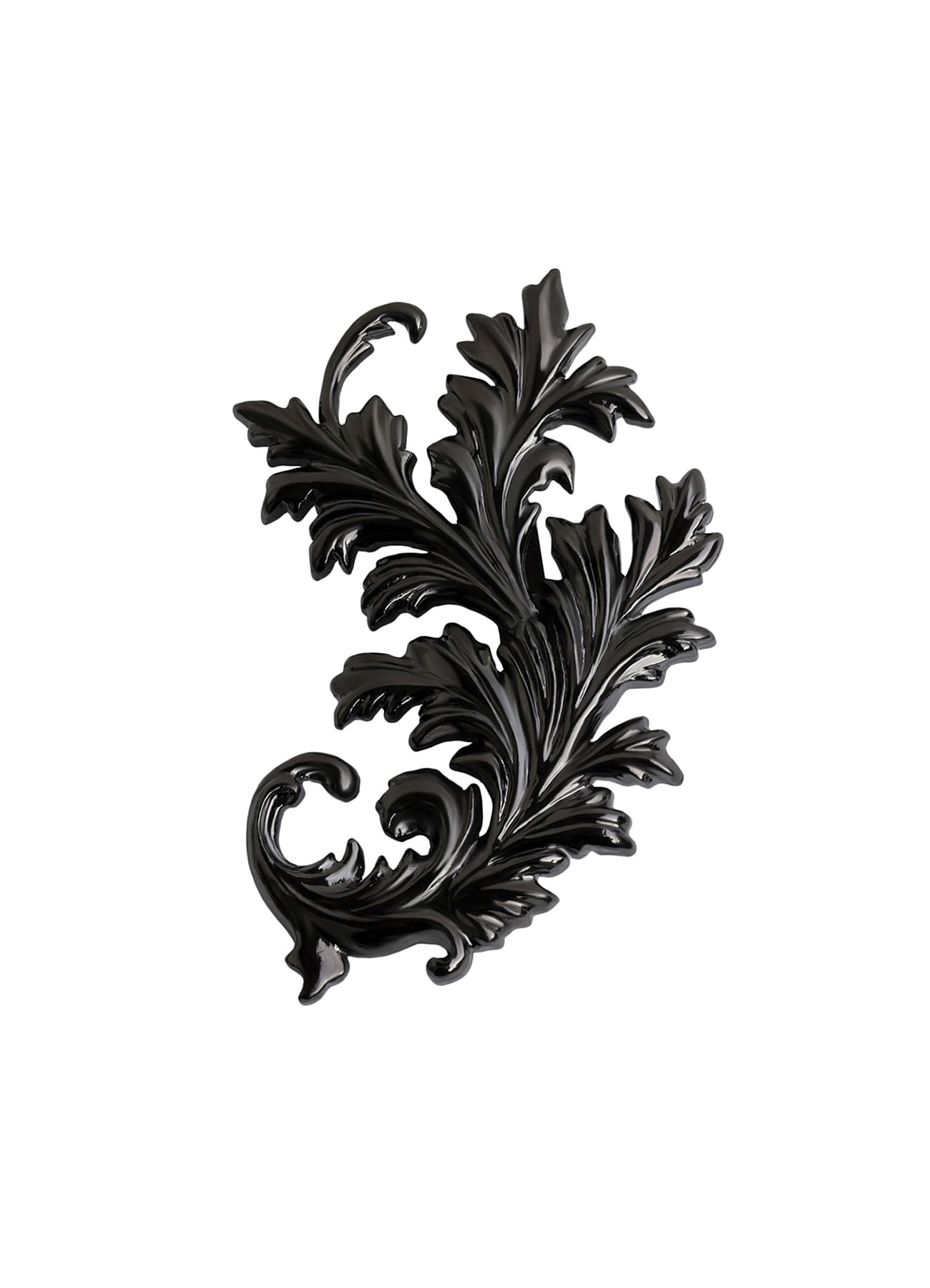 BRASS GUN METAL BAROQUE PIN BK