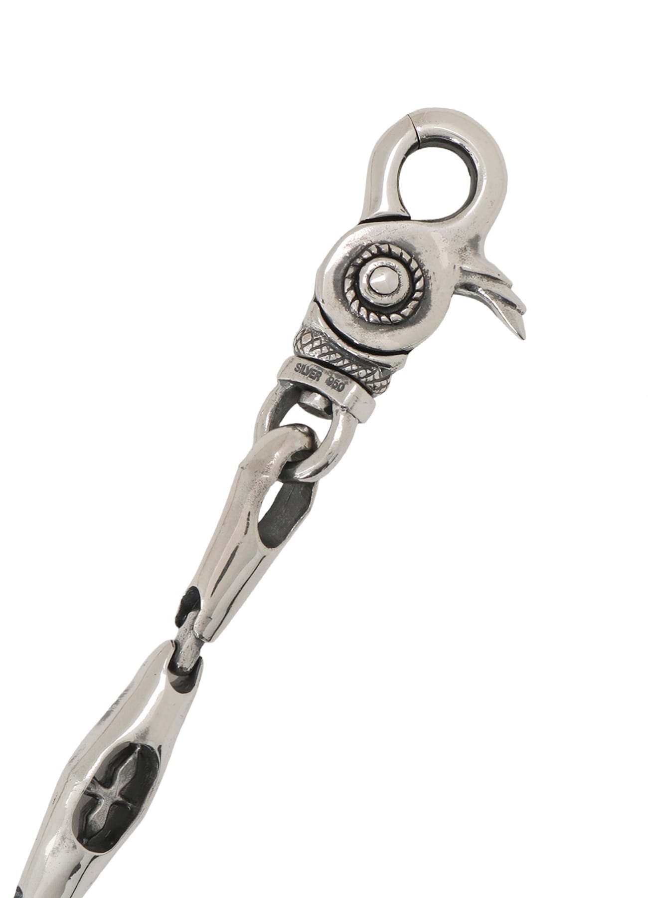 BROTHER SILVER WALLET CHAIN A