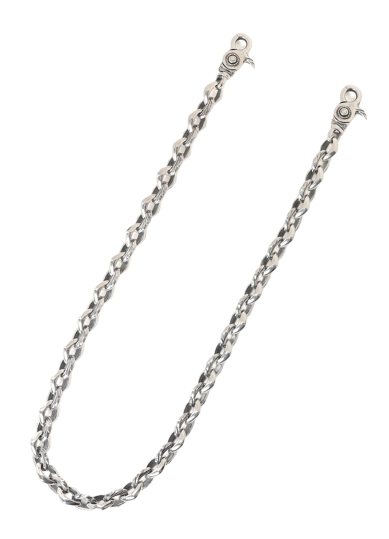 BROTHER SILVER WALLET CHAIN B
