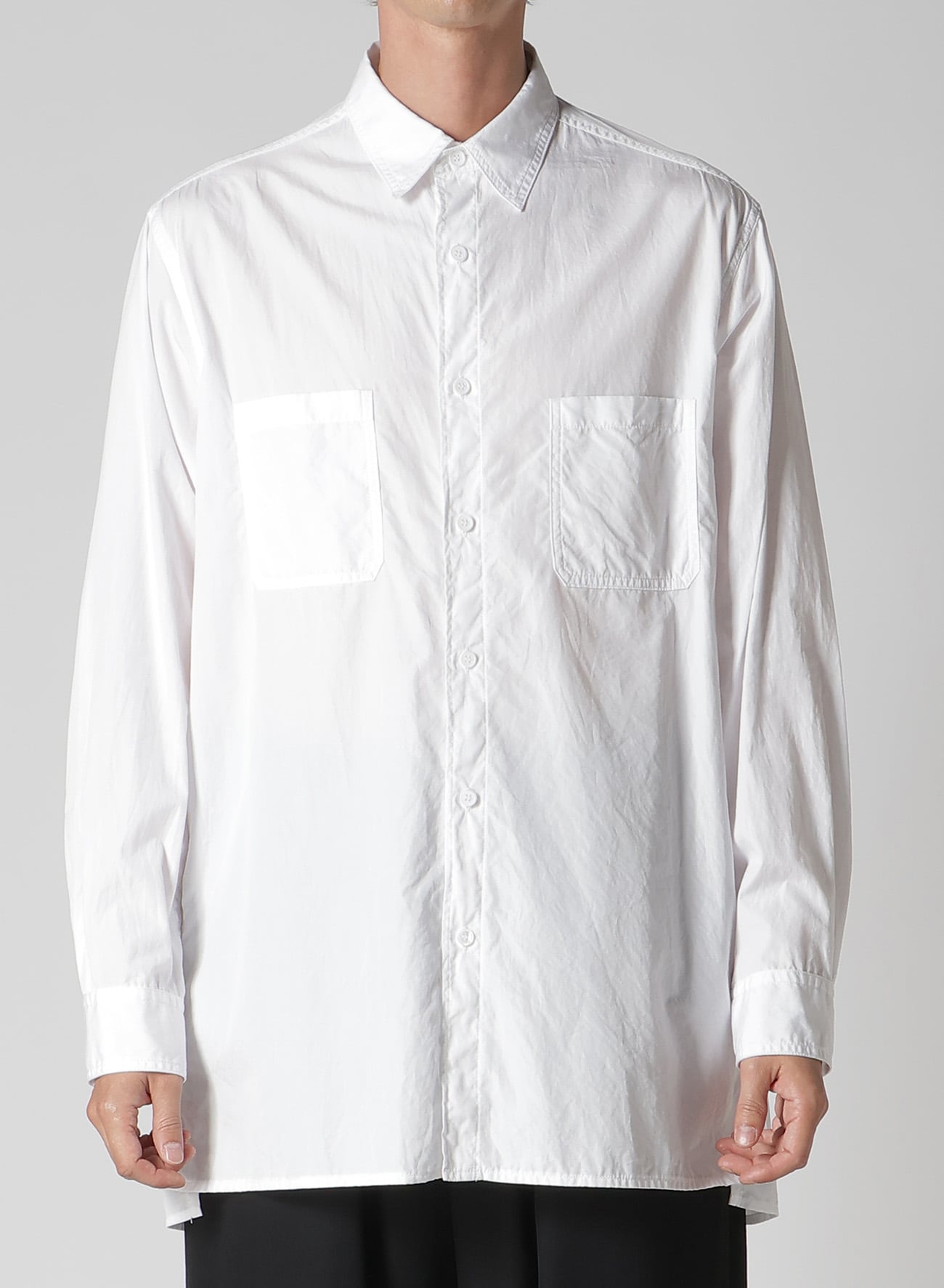 CHAIN STITCH BROAD BIG STANDARD SHIRT