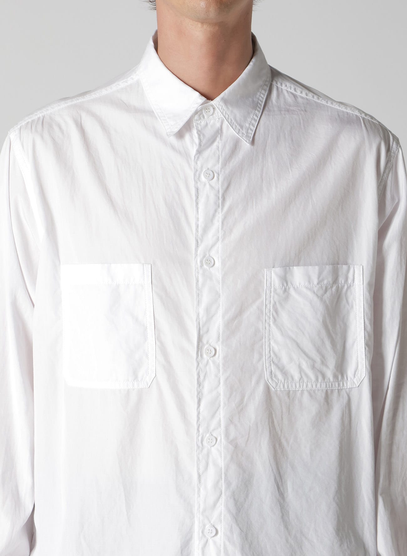 CHAIN STITCH BROAD BIG STANDARD SHIRT