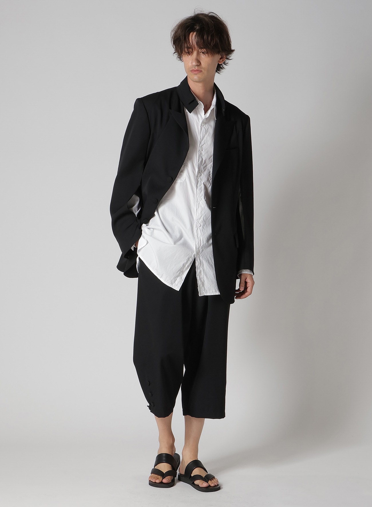 CHAIN STITCH BROAD BIG STANDARD SHIRT