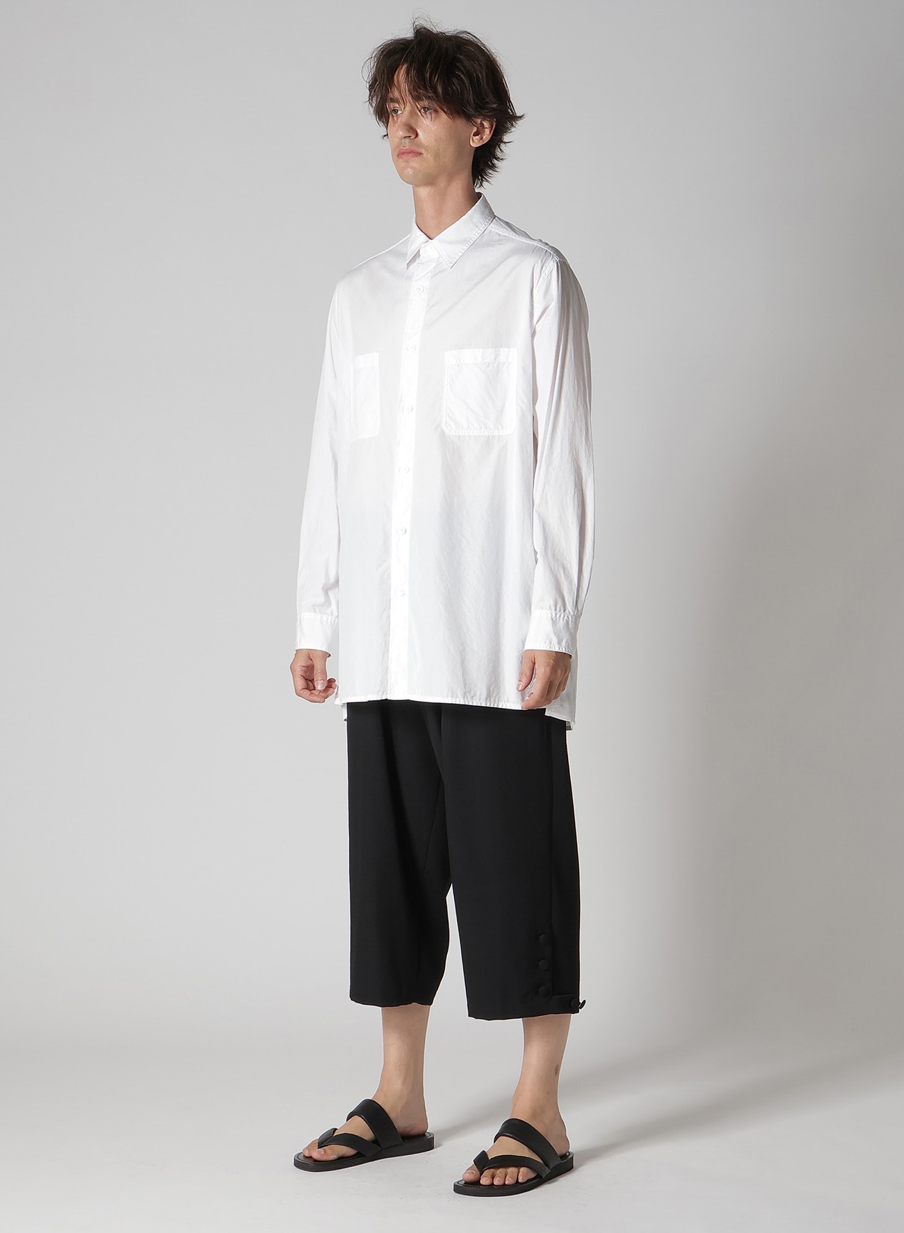 CHAIN STITCH BROAD BIG STANDARD SHIRT